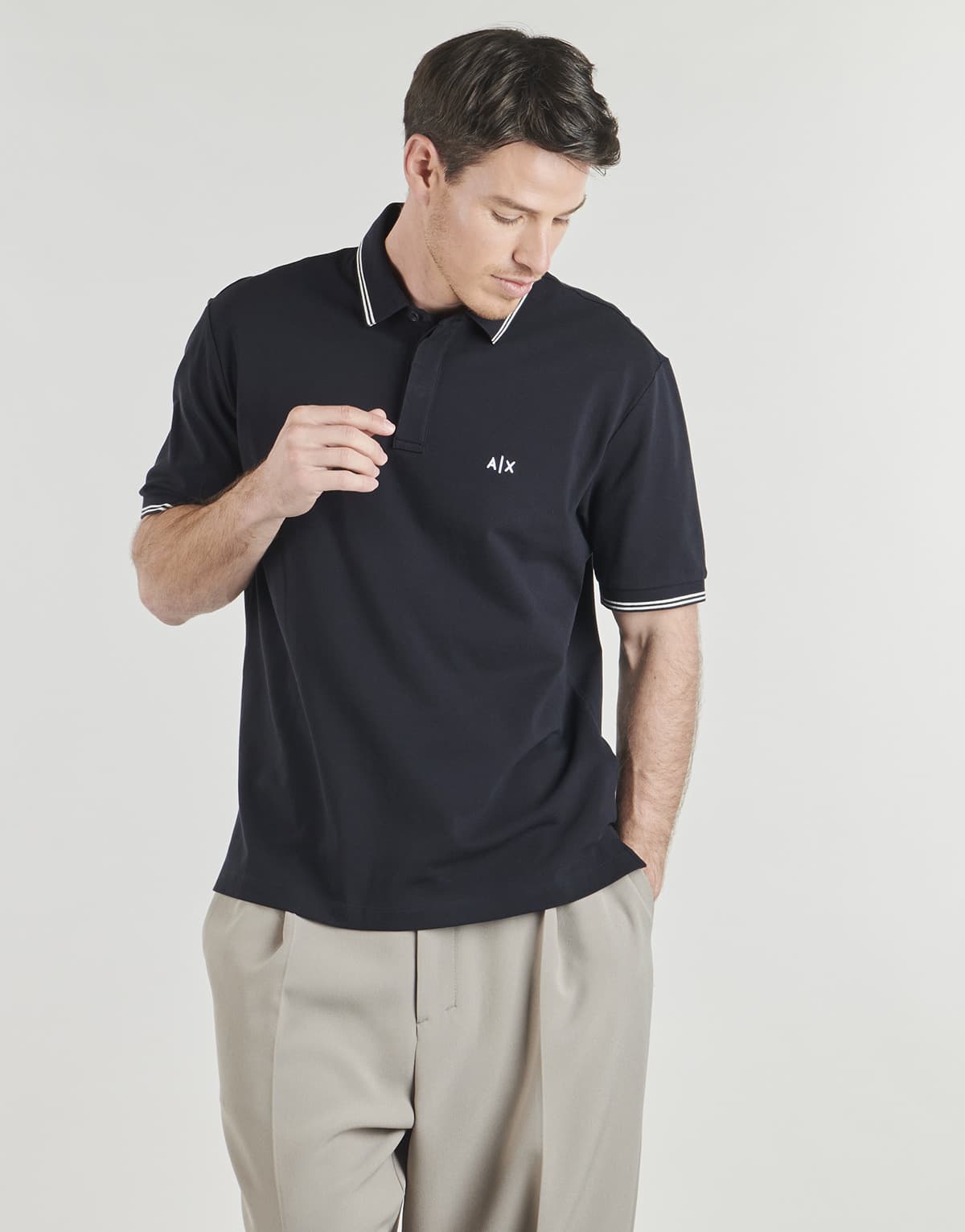 Men's Polo Shirts Armani Exchange Blue