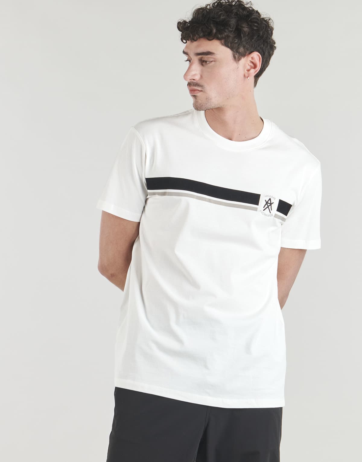 Men's T-Shirts Armani Exchange White