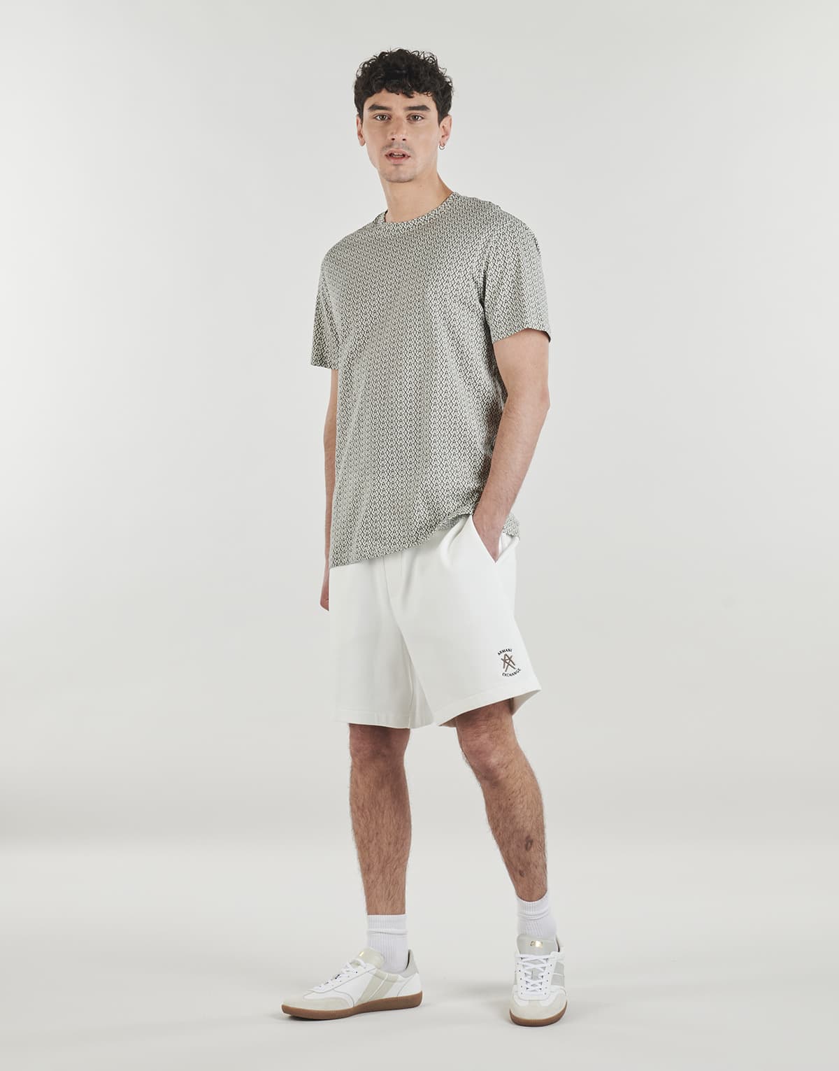 Men's T-Shirts Armani Exchange Beige