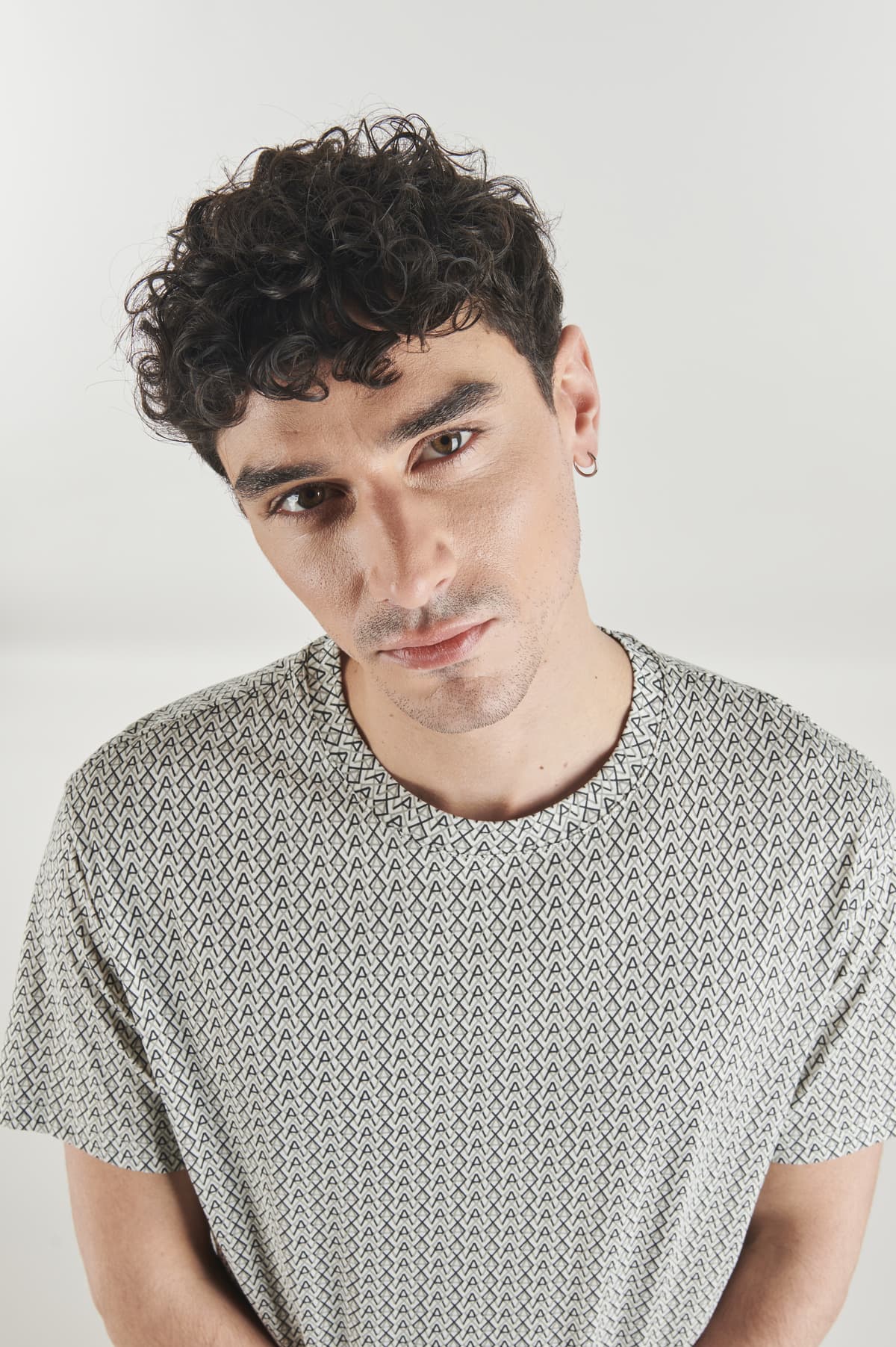 Men's T-Shirts Armani Exchange Beige