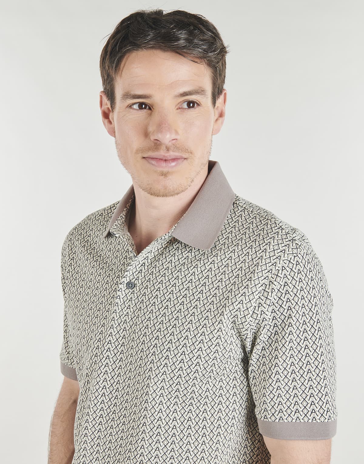 Men's Polo Shirts Armani Exchange Beige