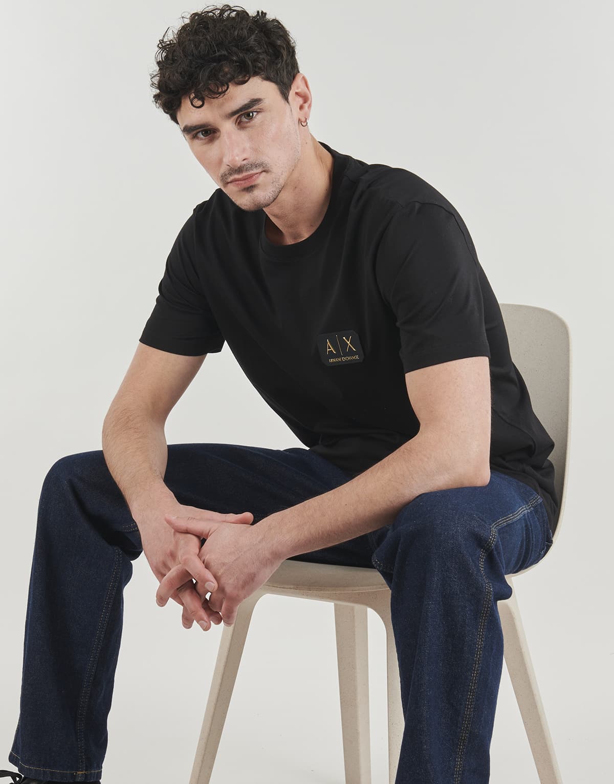 Men's T-Shirts Armani Exchange Black