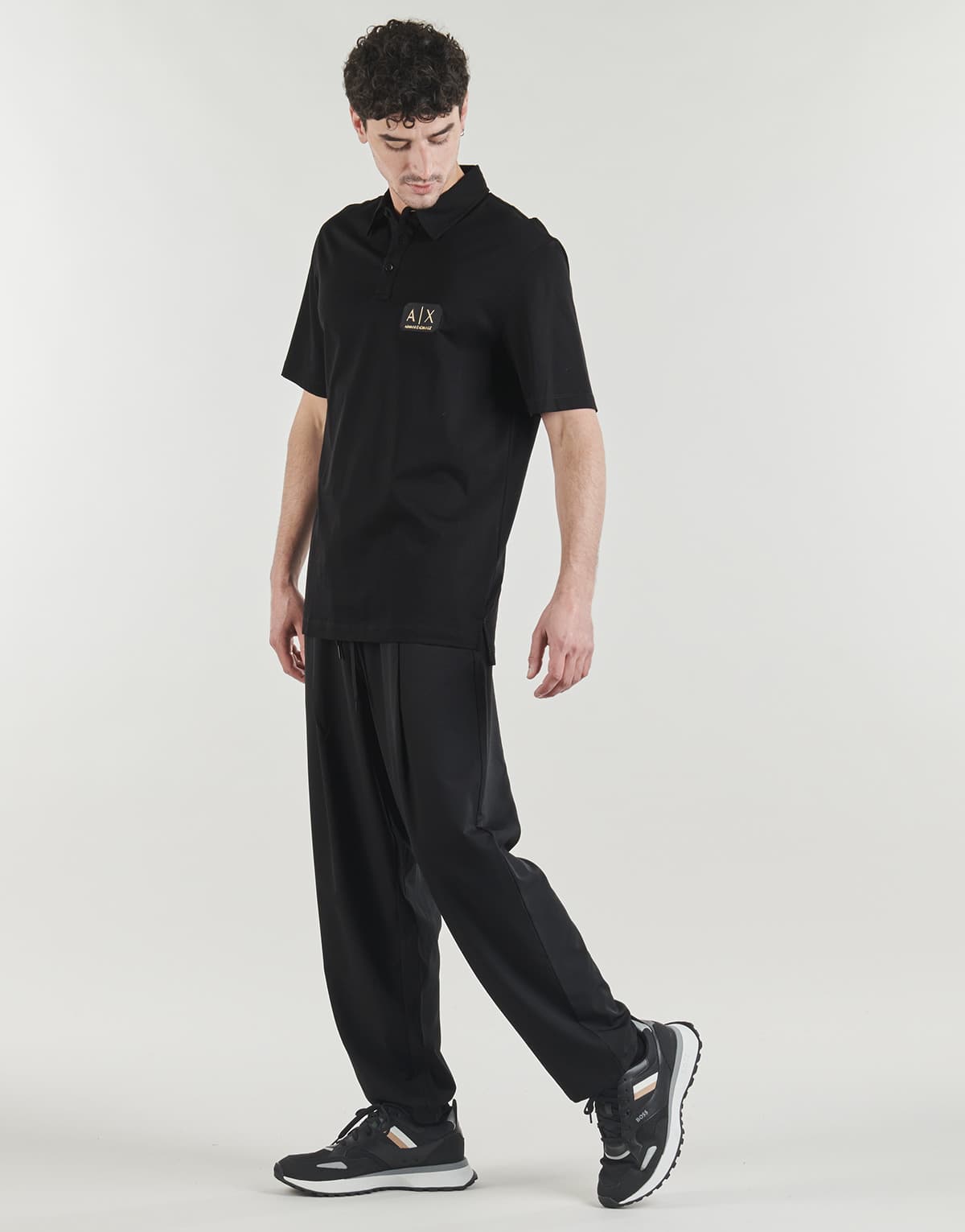 Men's Polo Shirts Armani Exchange Black