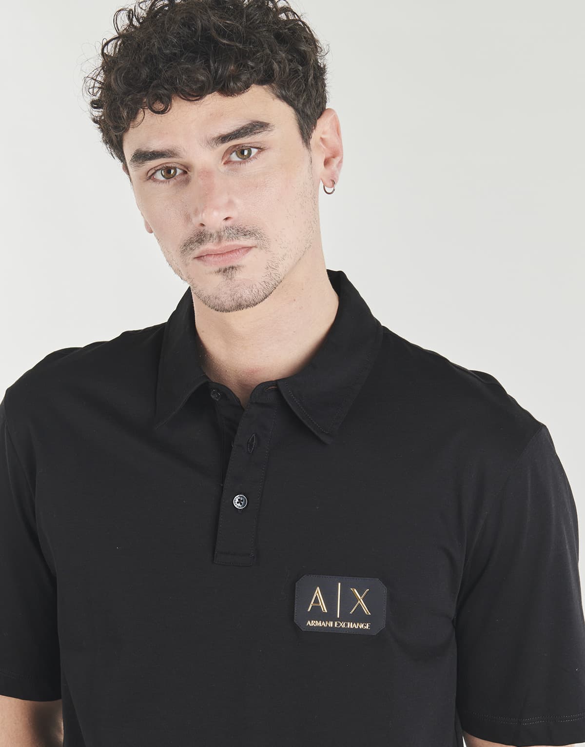 Men's Polo Shirts Armani Exchange Black