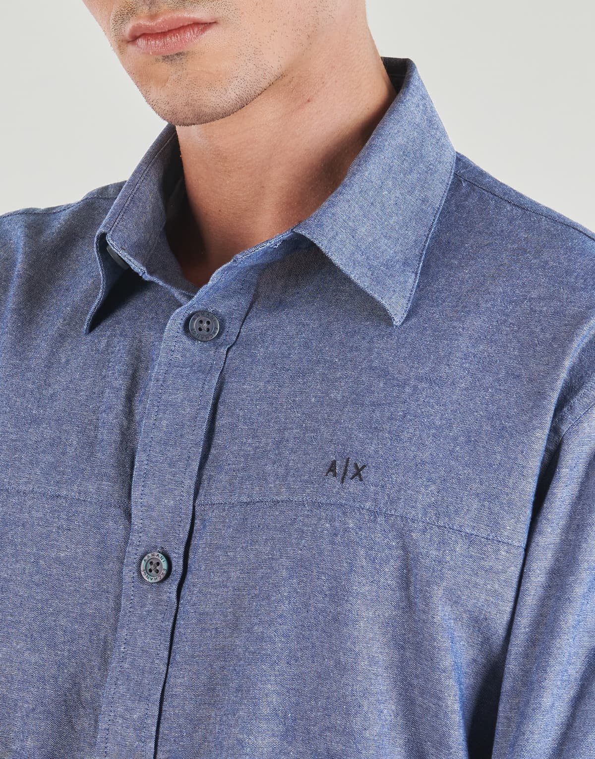 Men's Shirts Armani Exchange Blue