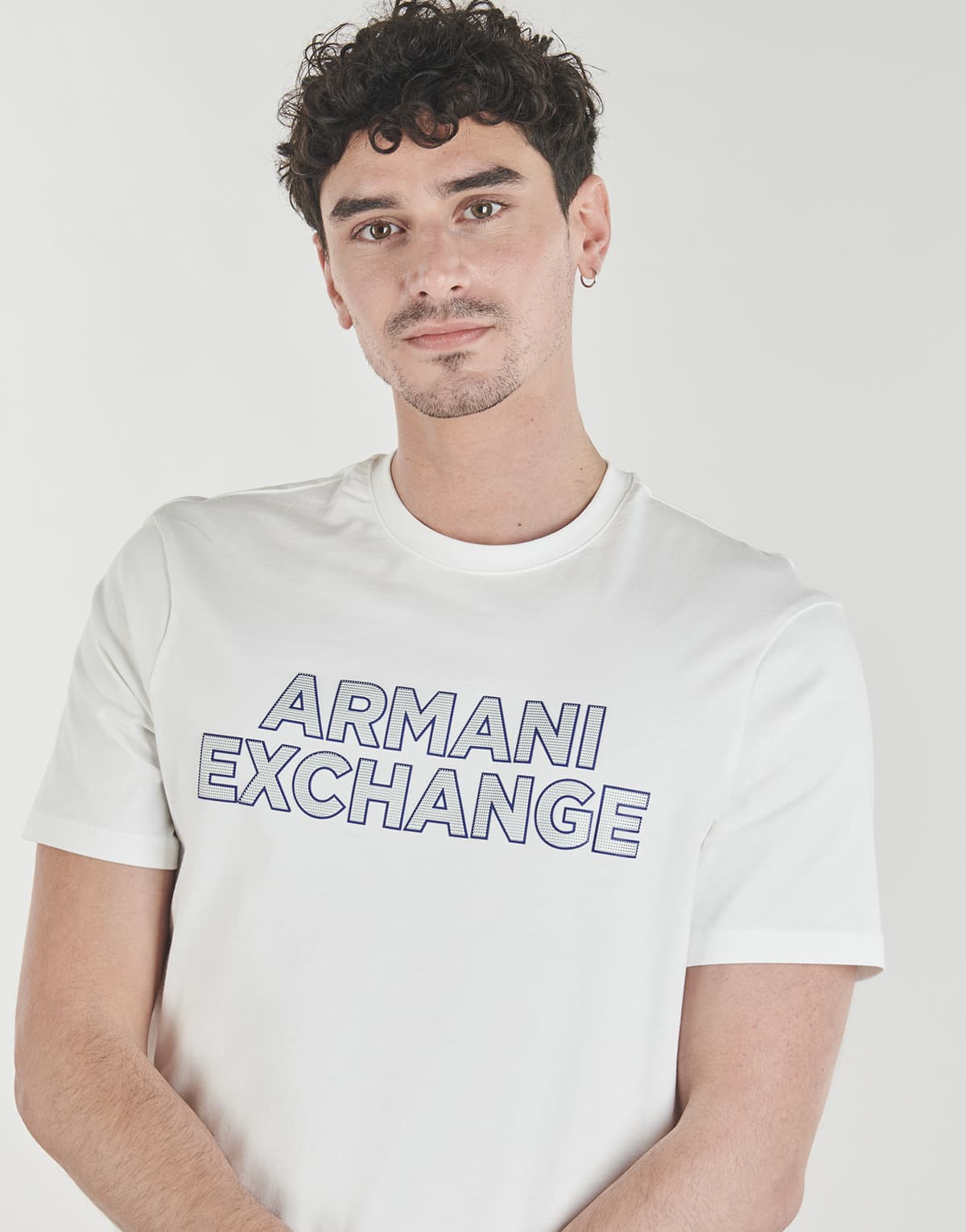 Men's T-Shirts Armani Exchange White