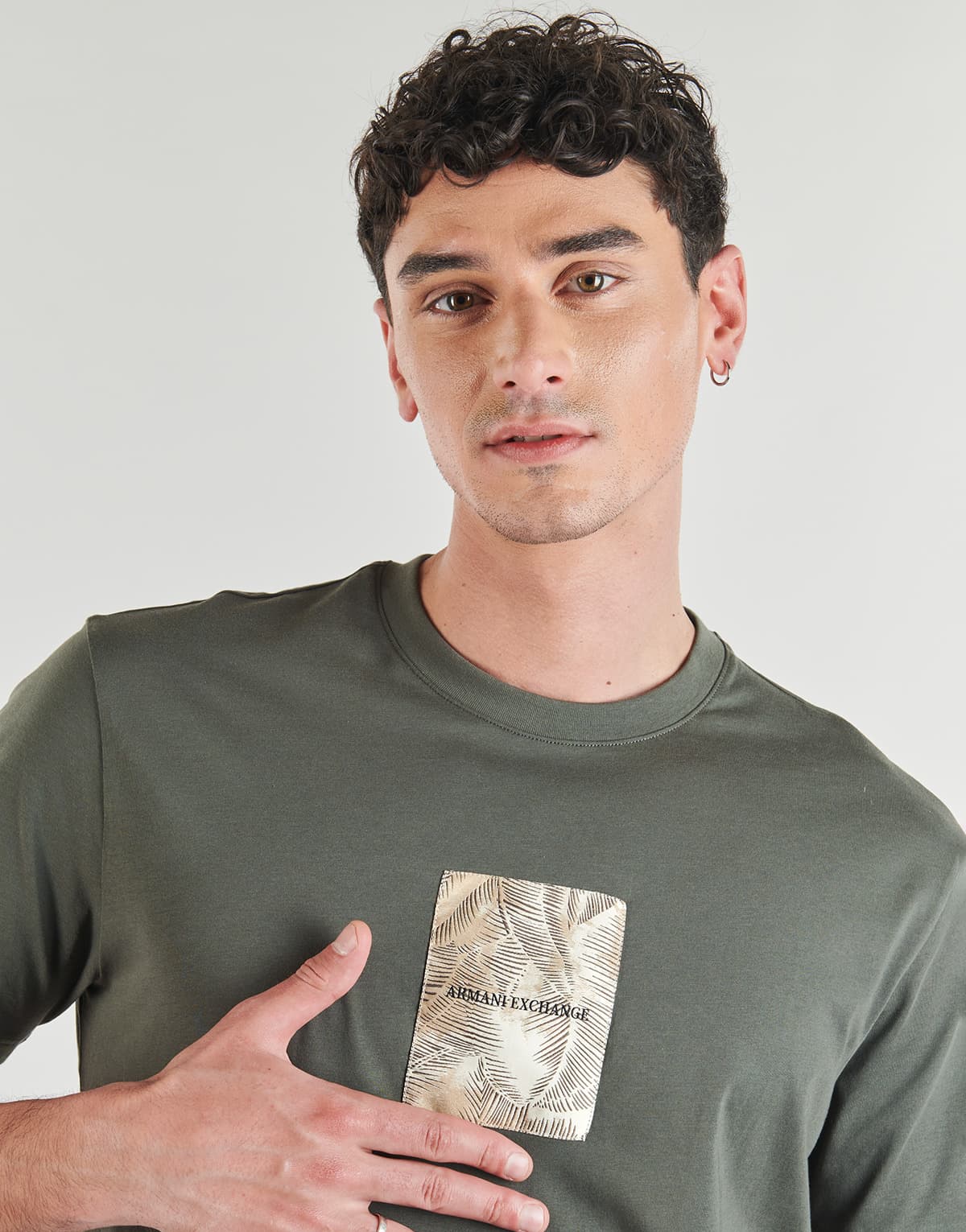 Men's T-Shirts Armani Exchange Khaki