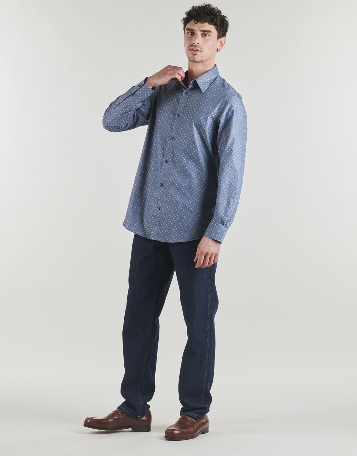 Men's Shirts Armani Exchange Blue