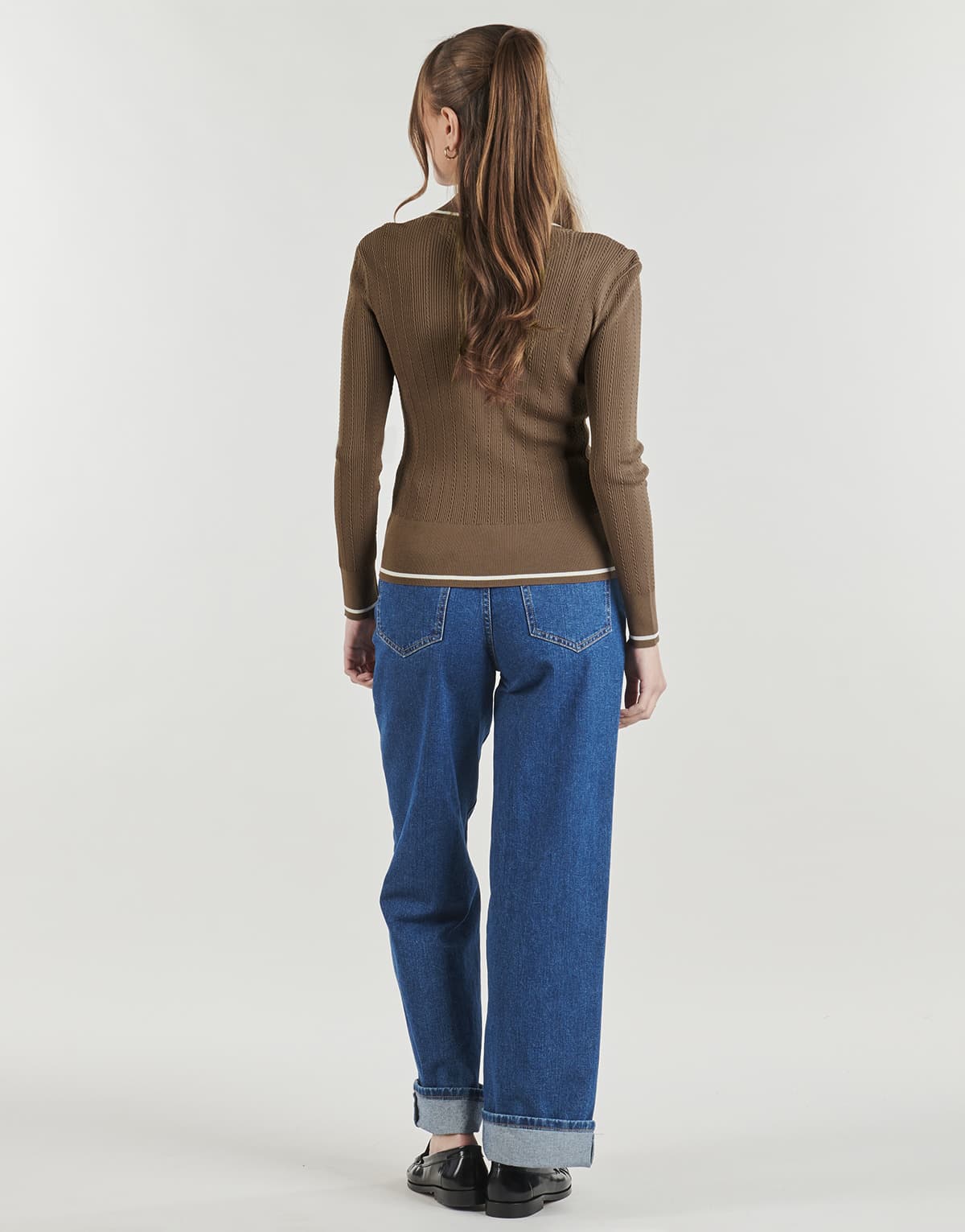 Women's Sweaters Armani Exchange Brown