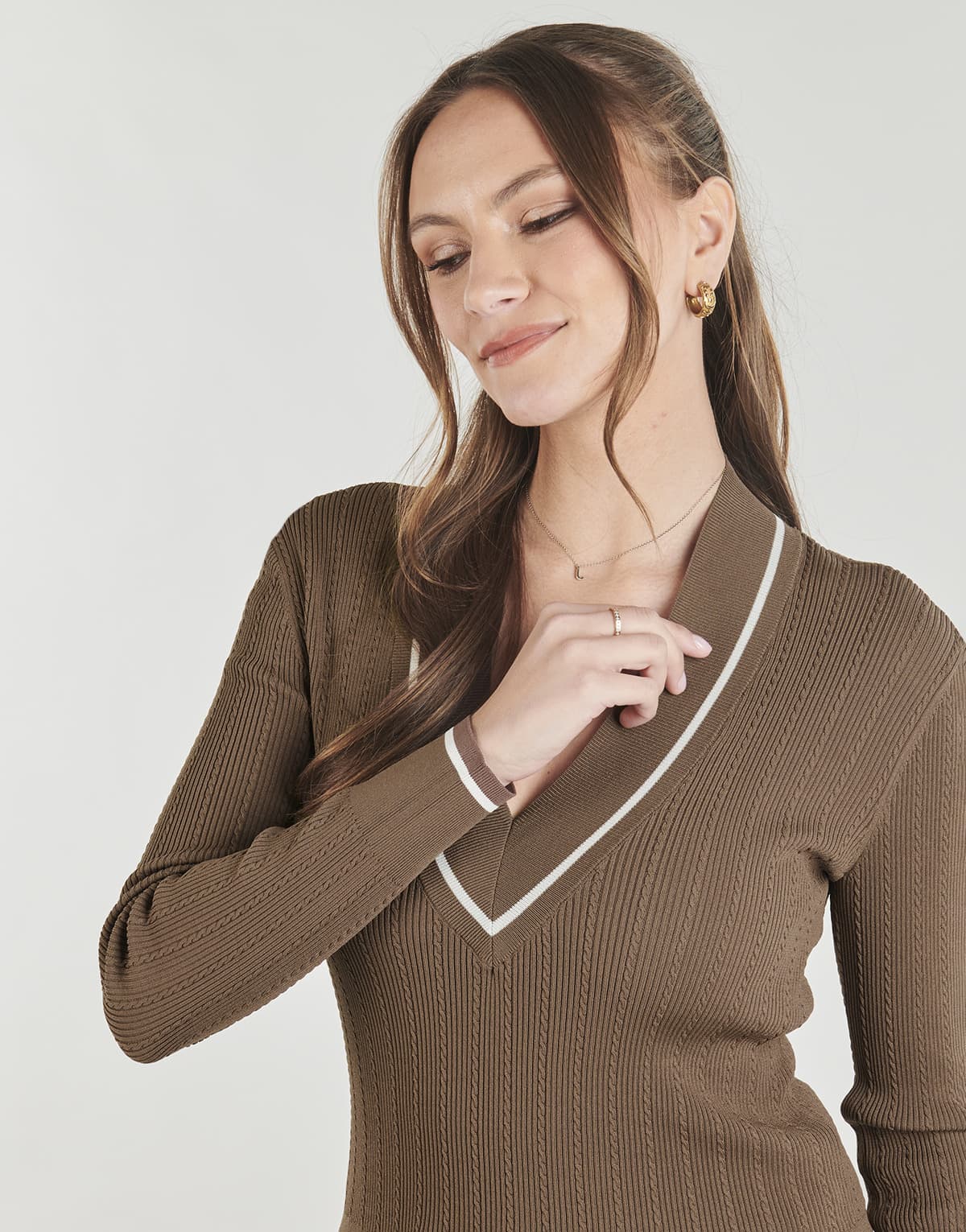 Women's Sweaters Armani Exchange Brown