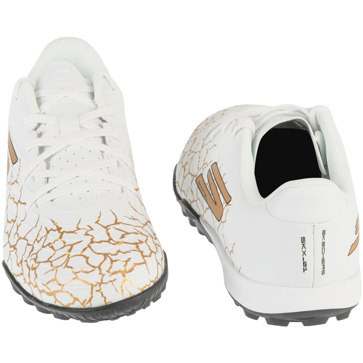Boys' Football Boots Skechers White