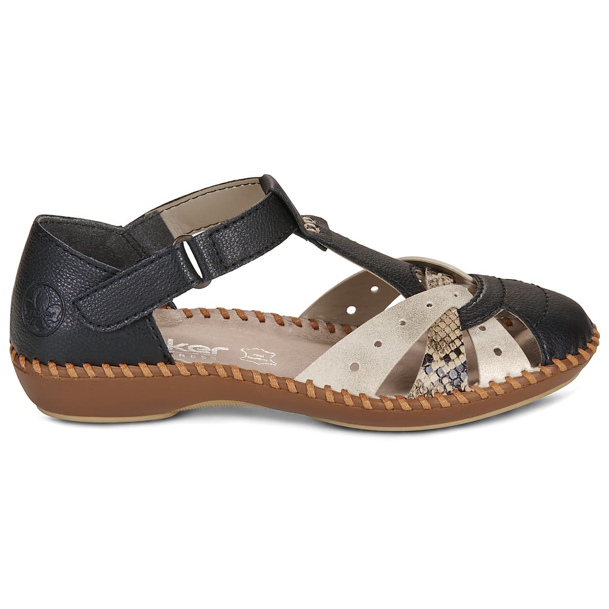 Women's Ballet Flats Rieker Black