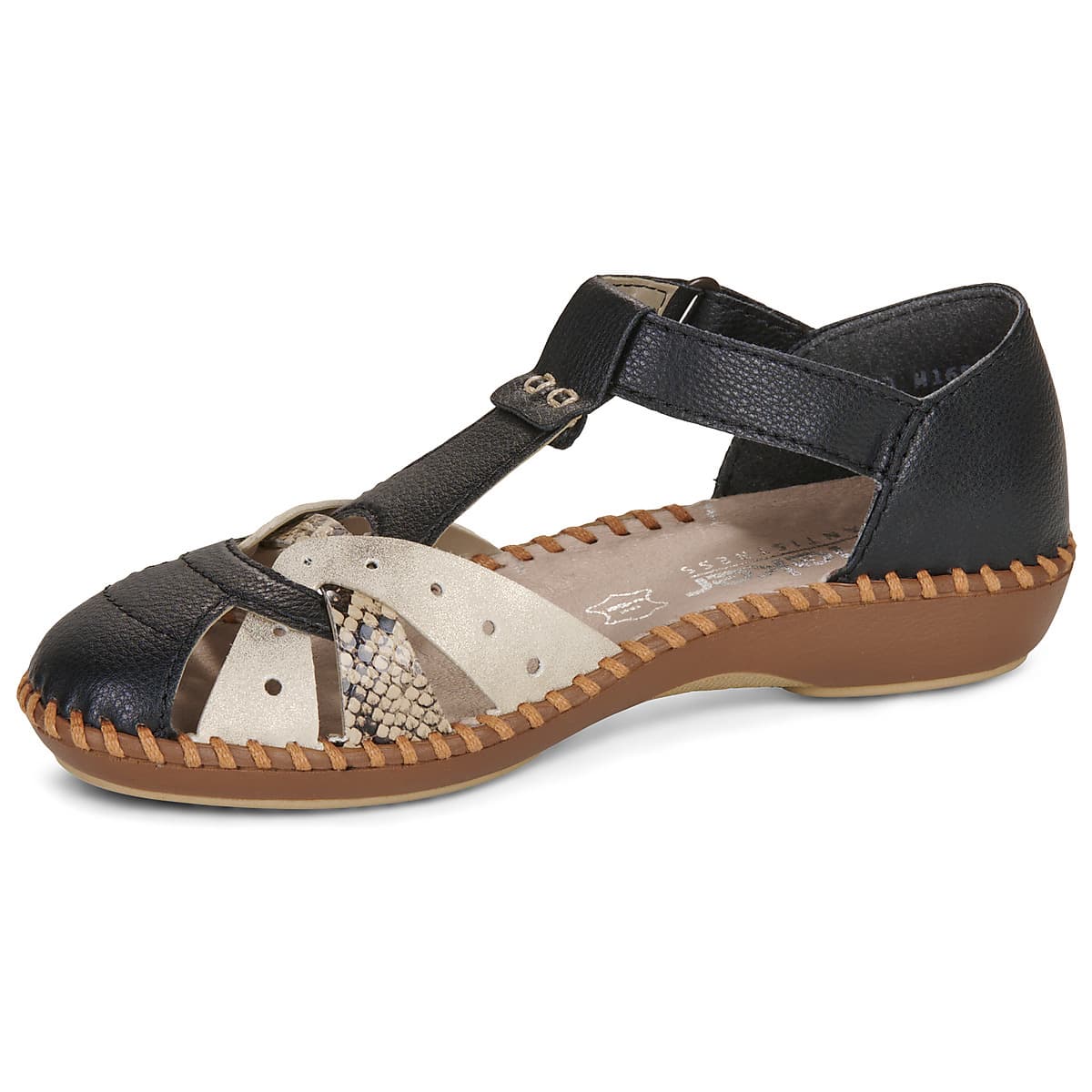 Women's Ballet Flats Rieker Black