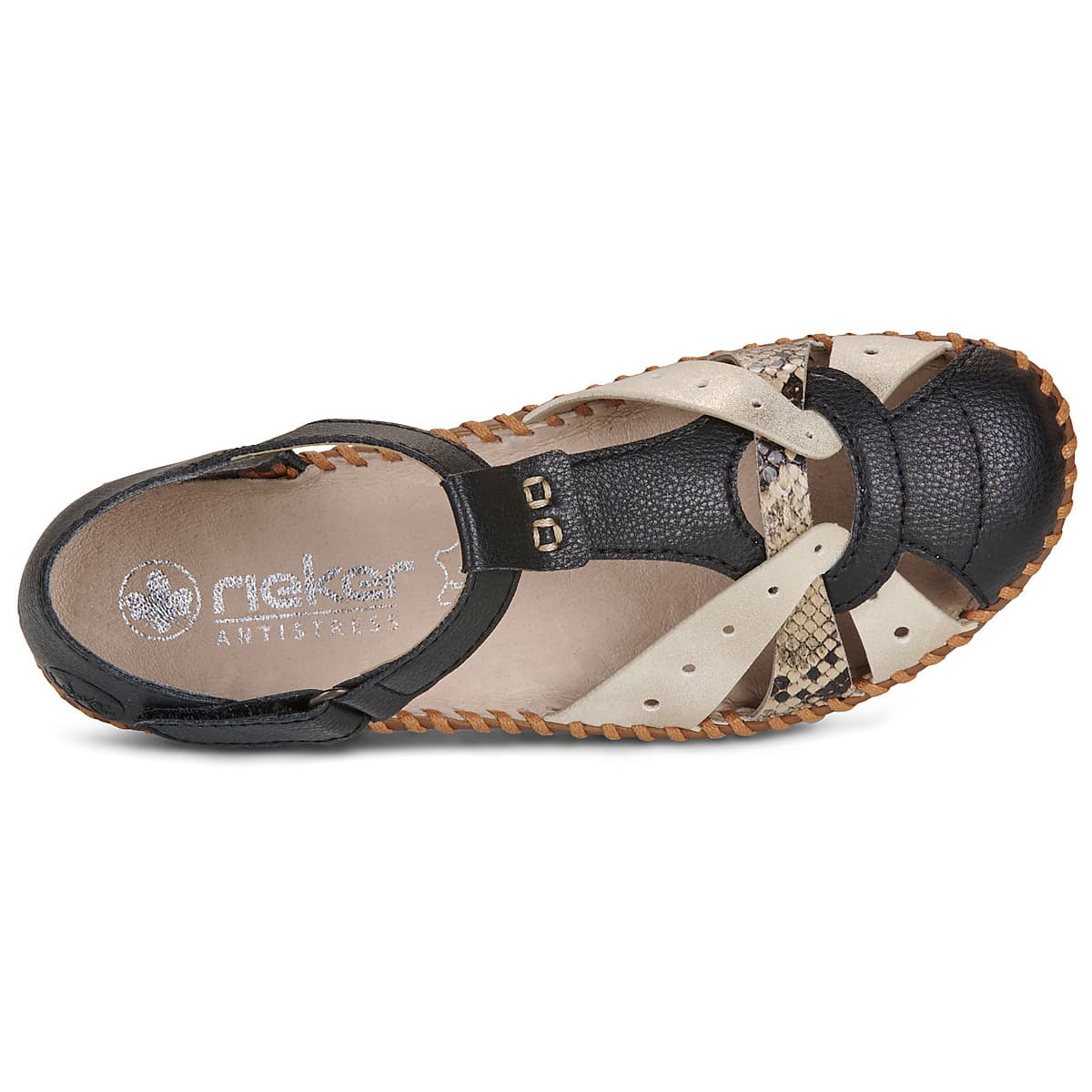 Women's Ballet Flats Rieker Black