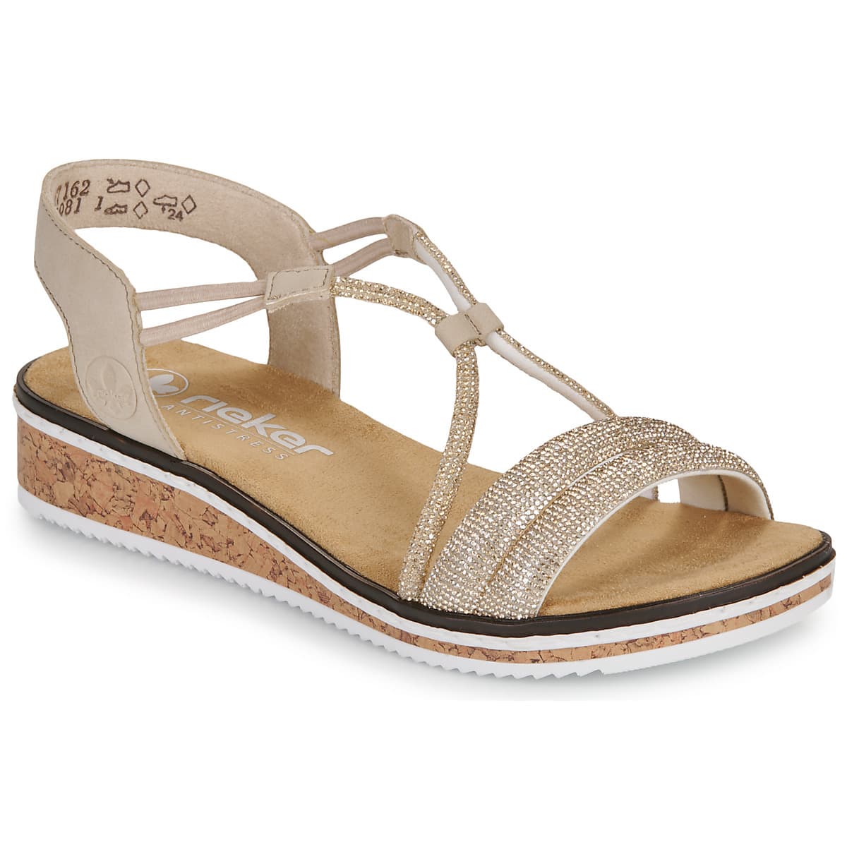 Σανδάλια με πλατφόρμα Rieker V3671-62