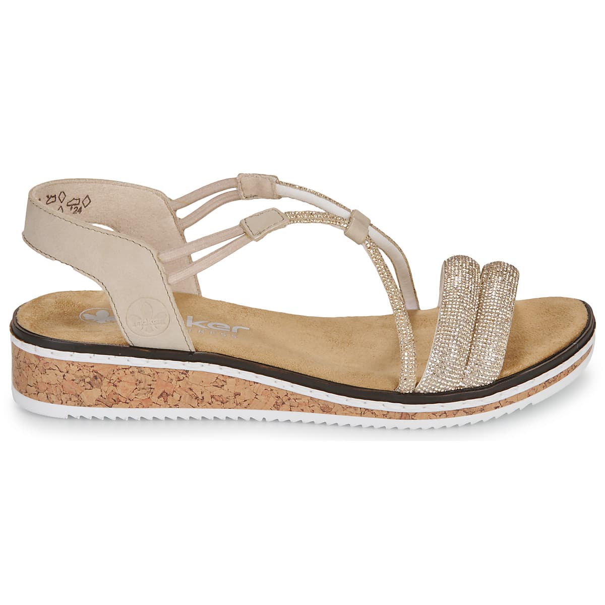 Women's Platforms Rieker Beige