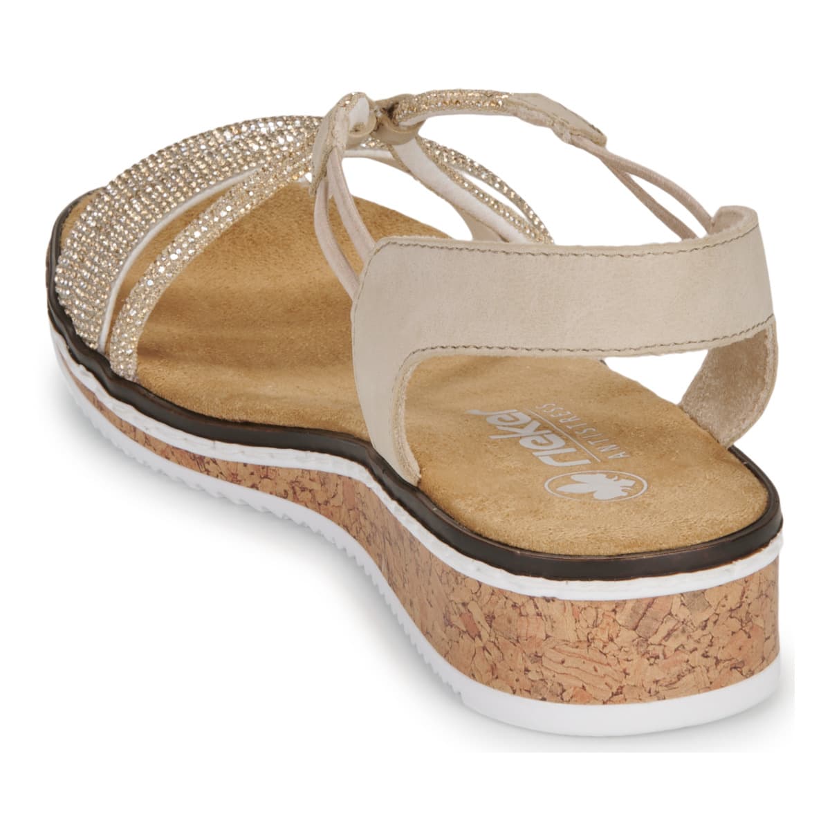 Women's Platforms Rieker Beige