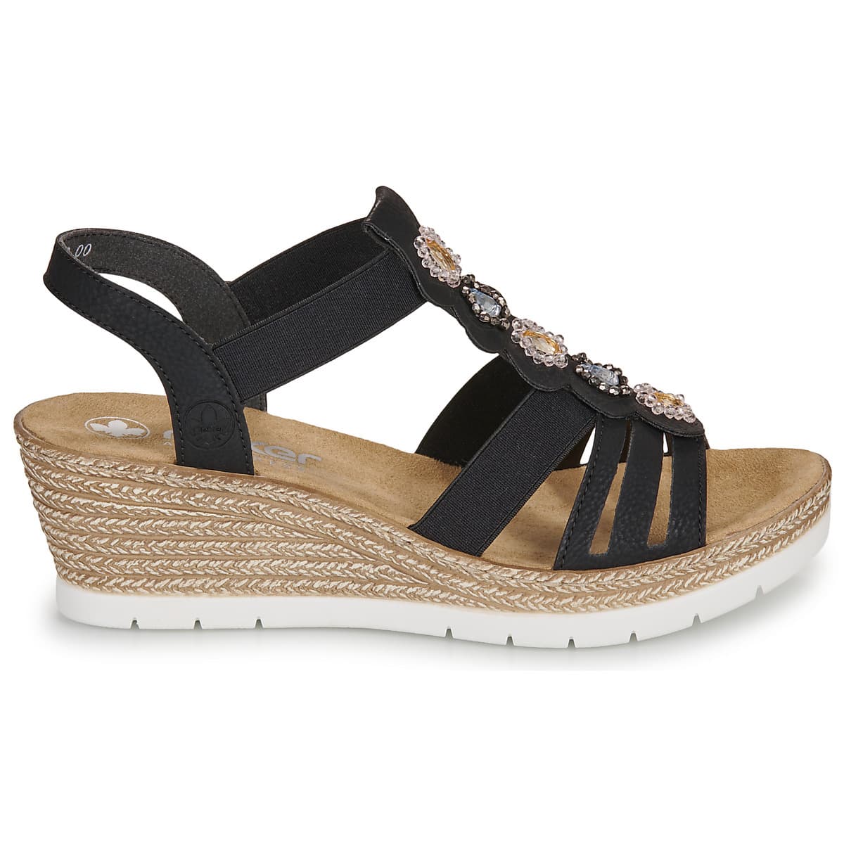 Women's Platforms Rieker Black
