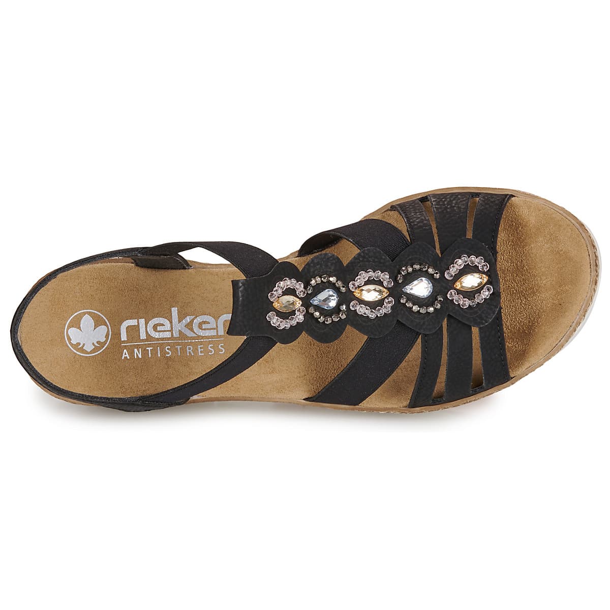 Women's Platforms Rieker Black