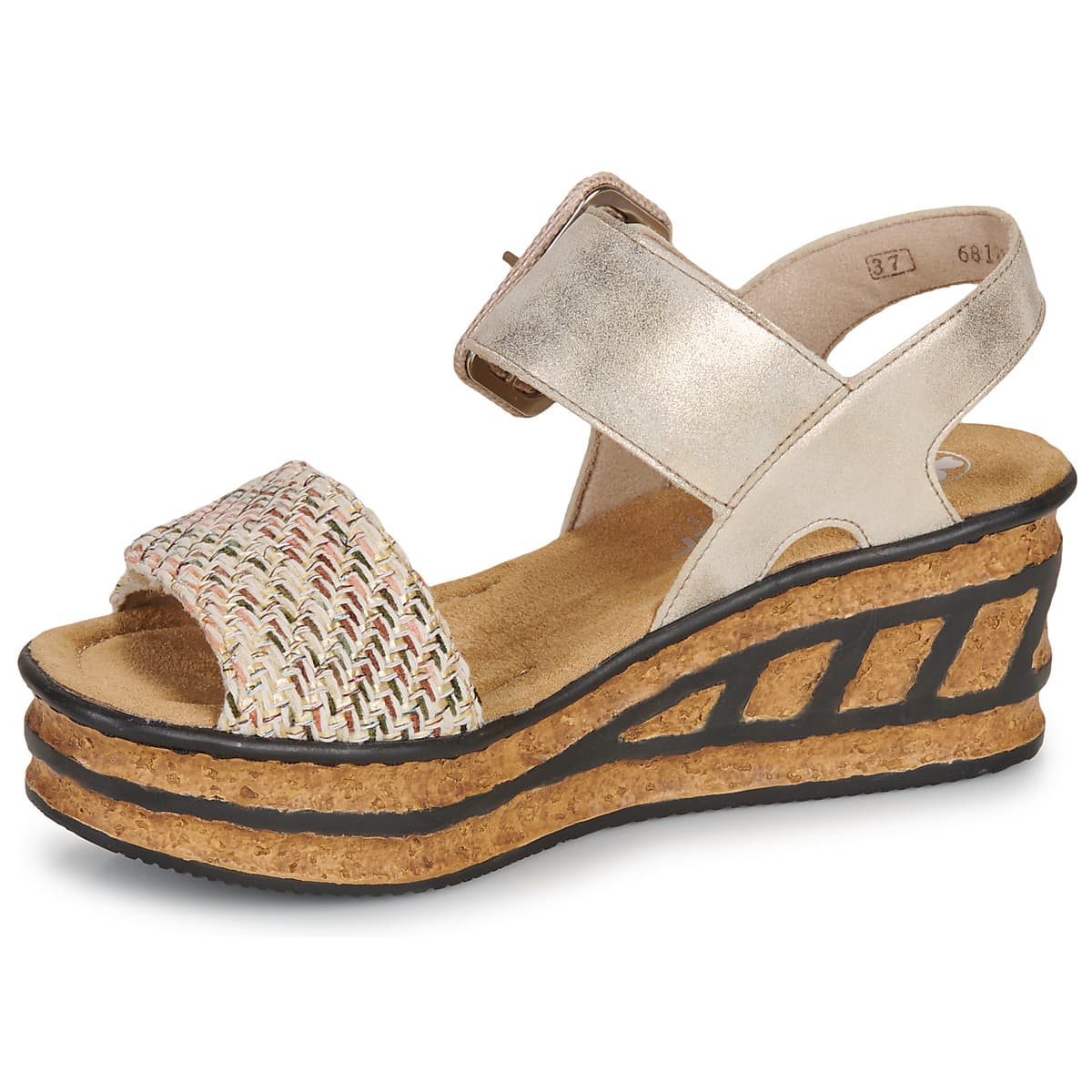 Women's Platforms Rieker Beige
