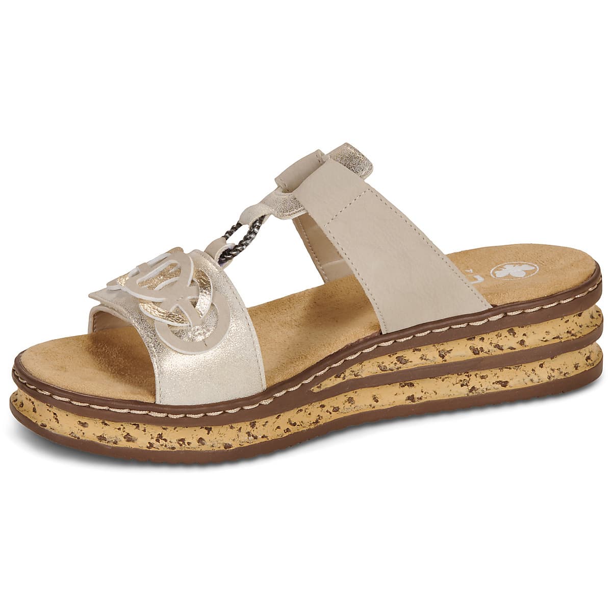 Women's Platforms Rieker Beige
