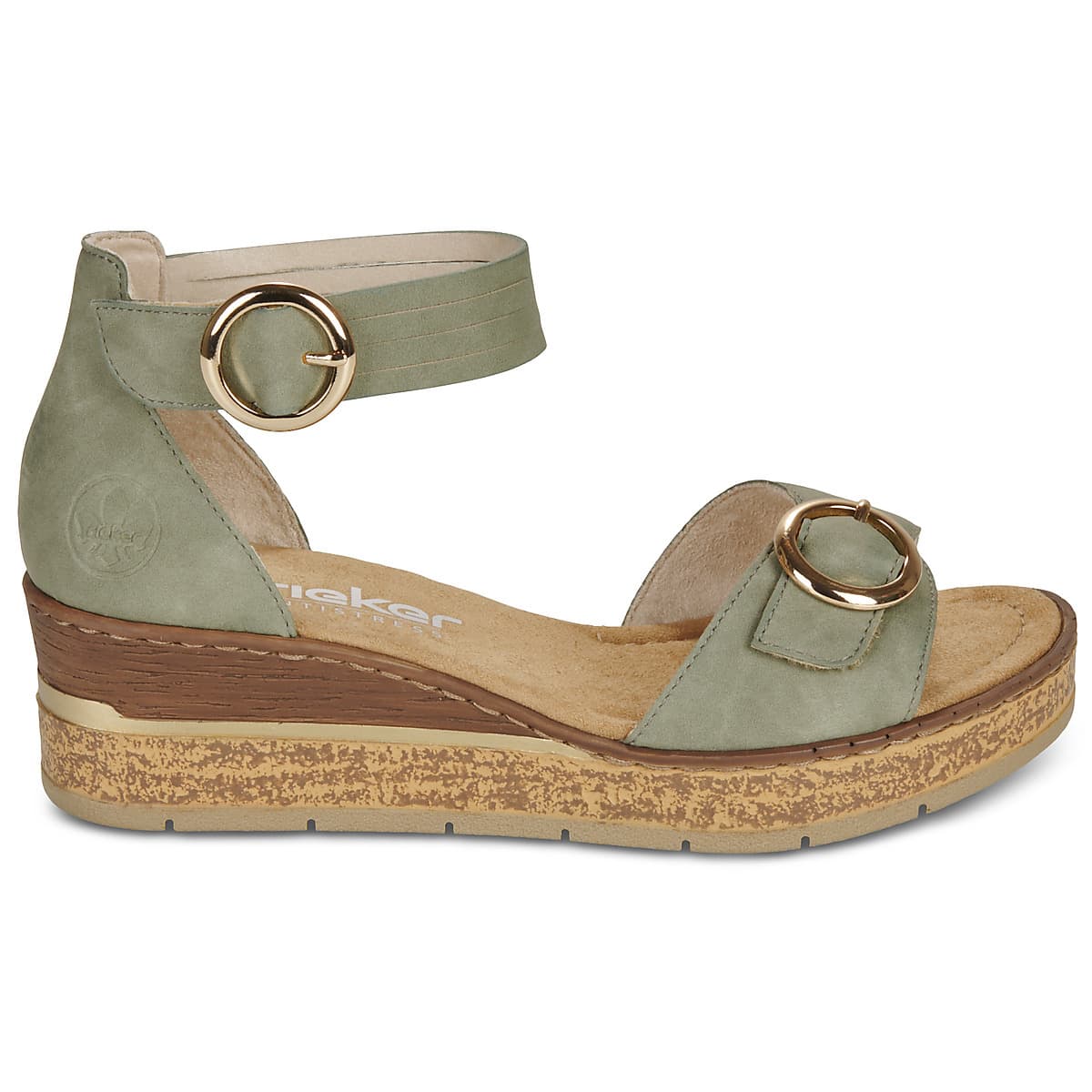 Women's Platforms Rieker Green