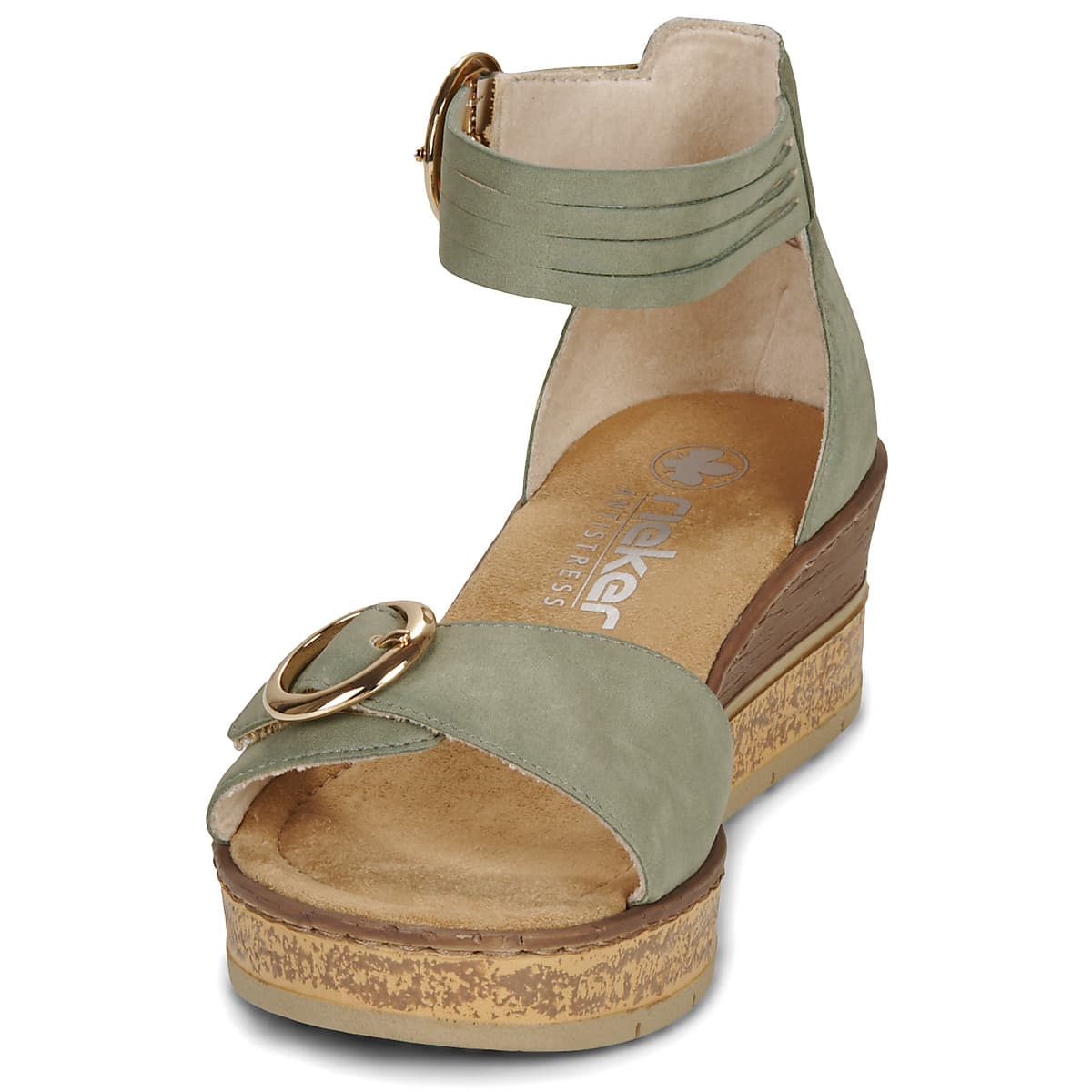 Women's Platforms Rieker Green