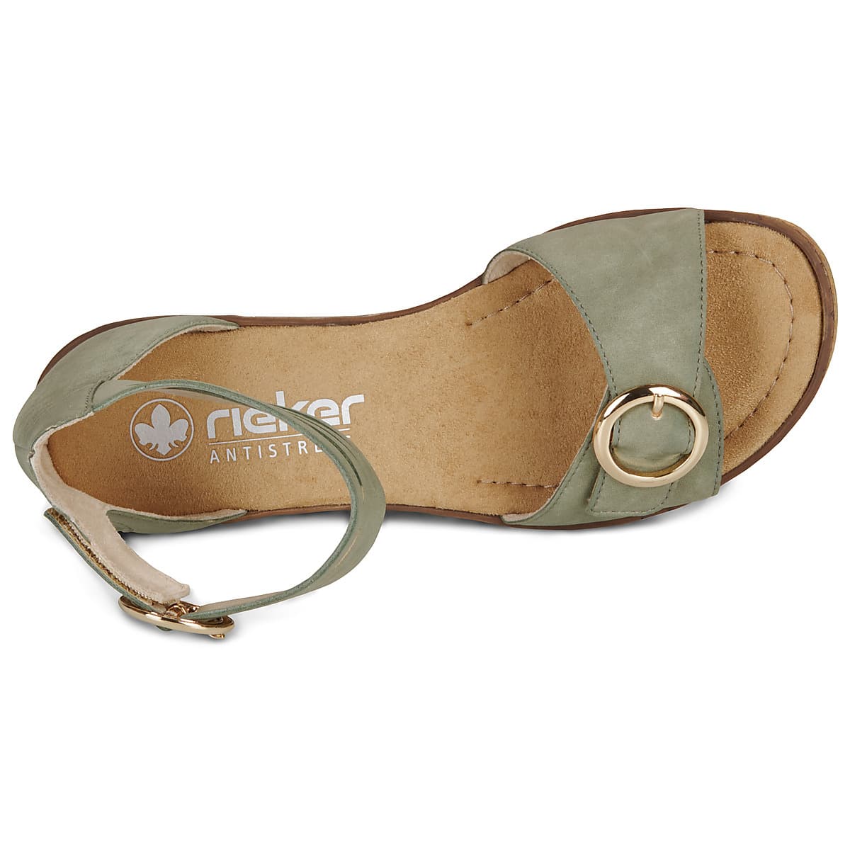 Women's Platforms Rieker Green