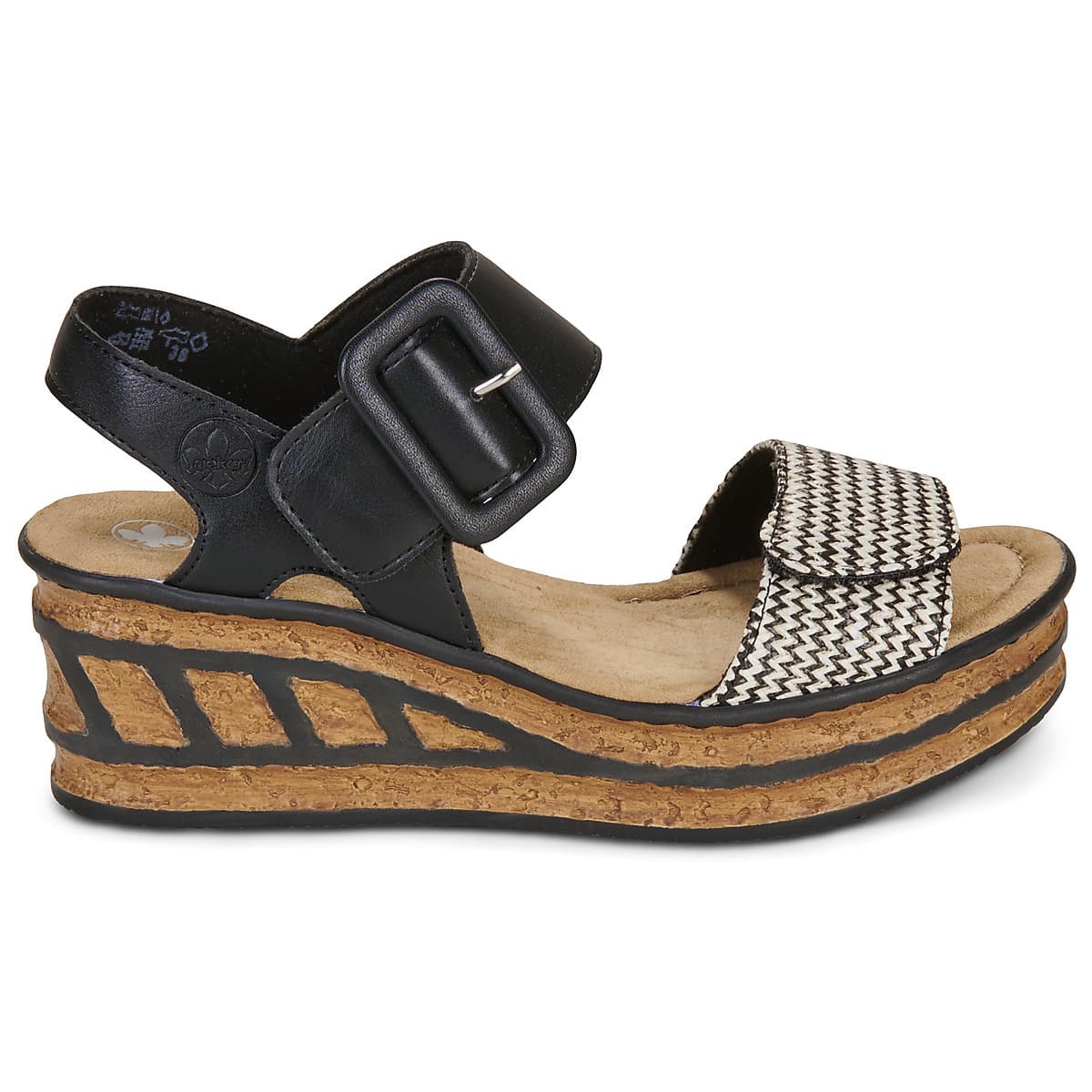 Women's Platforms Rieker Black