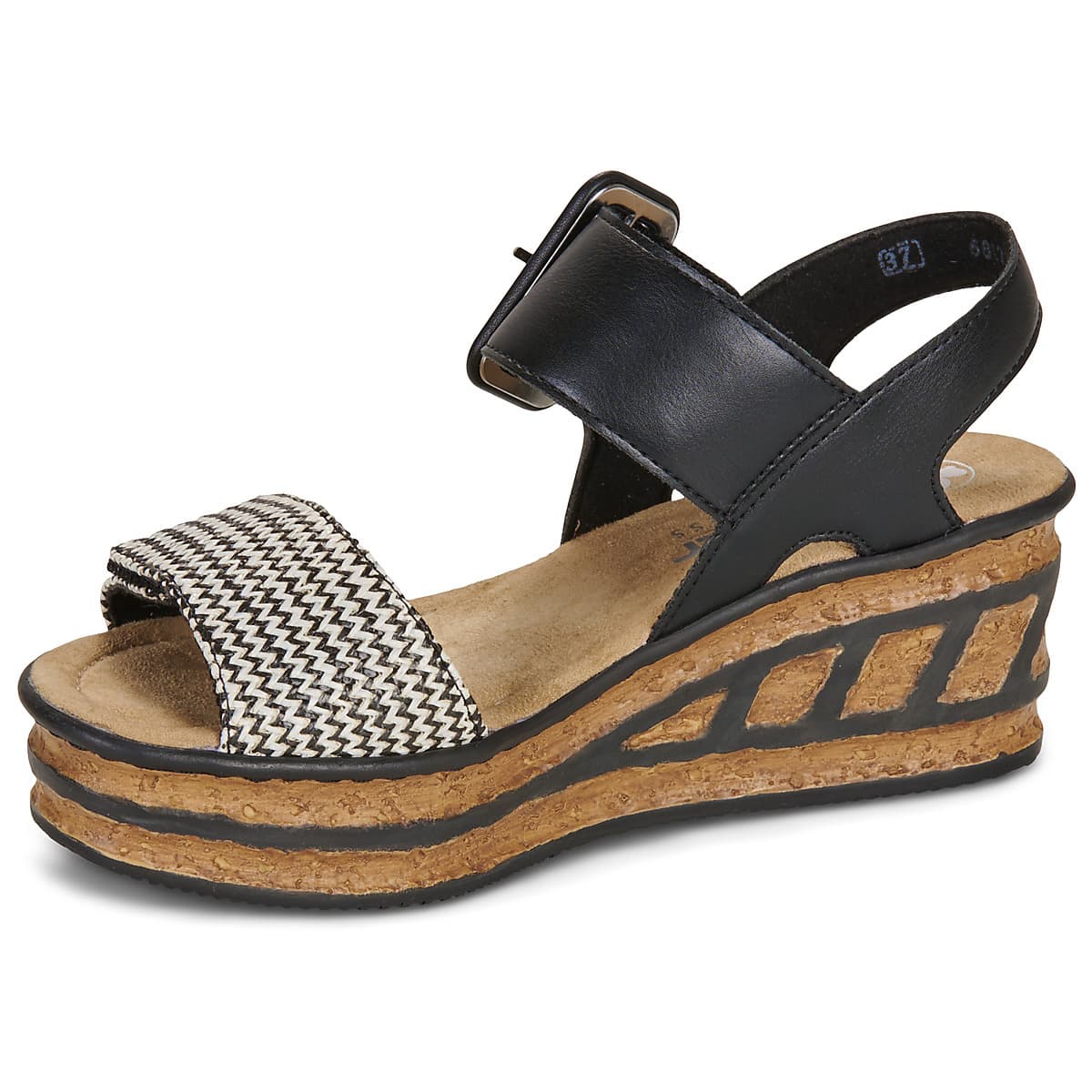 Women's Platforms Rieker Black