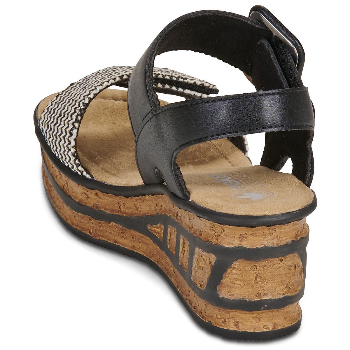 Women's Platforms Rieker Black