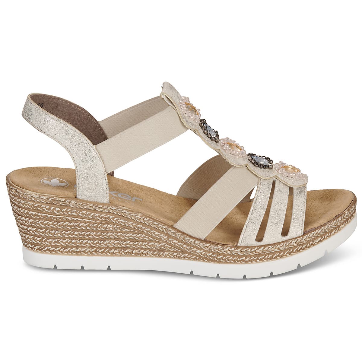 Women's Platforms Rieker Beige