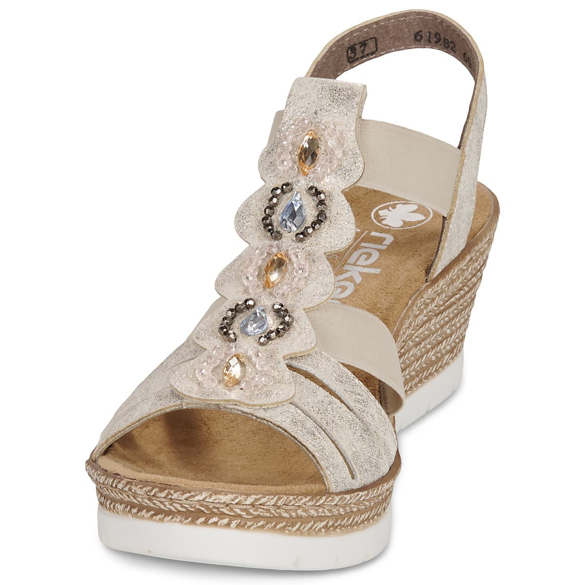 Women's Platforms Rieker Beige