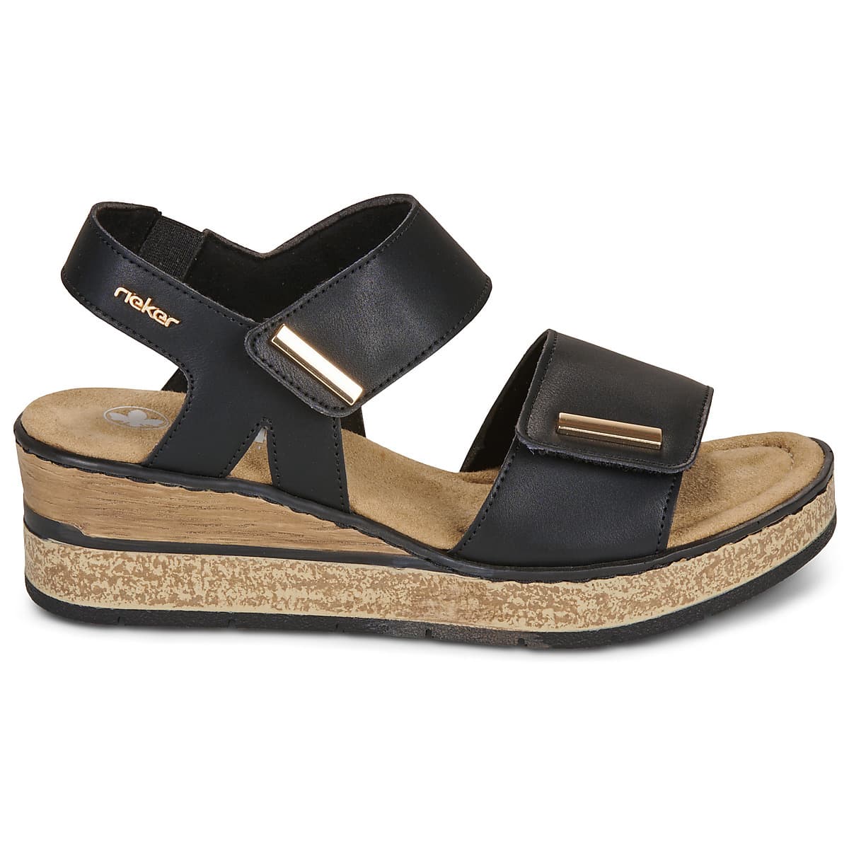 Women's Platforms Rieker Black