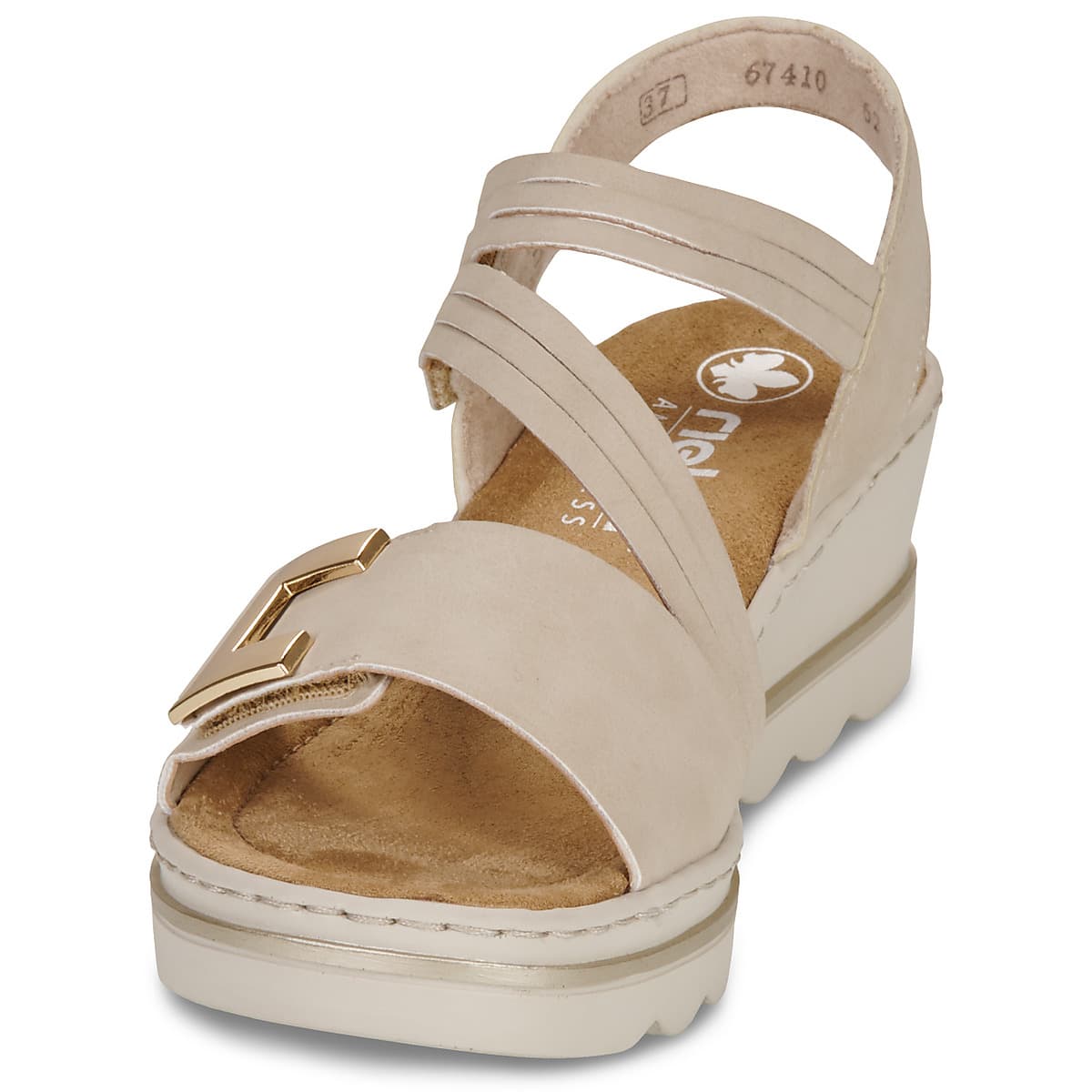 Women's Platforms Rieker Beige