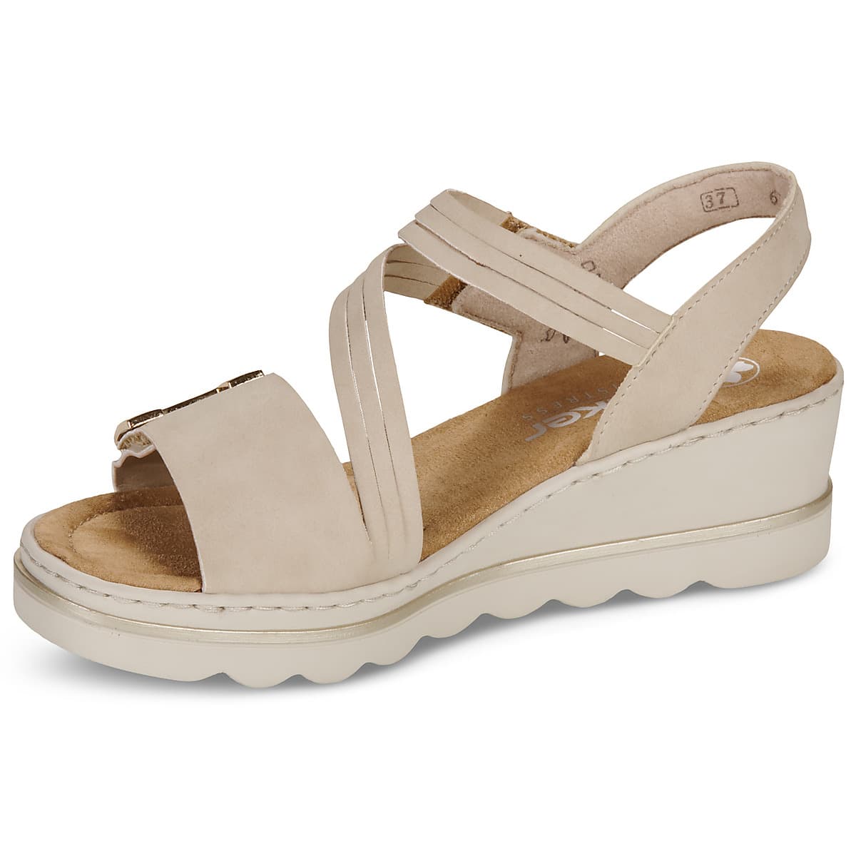 Women's Platforms Rieker Beige