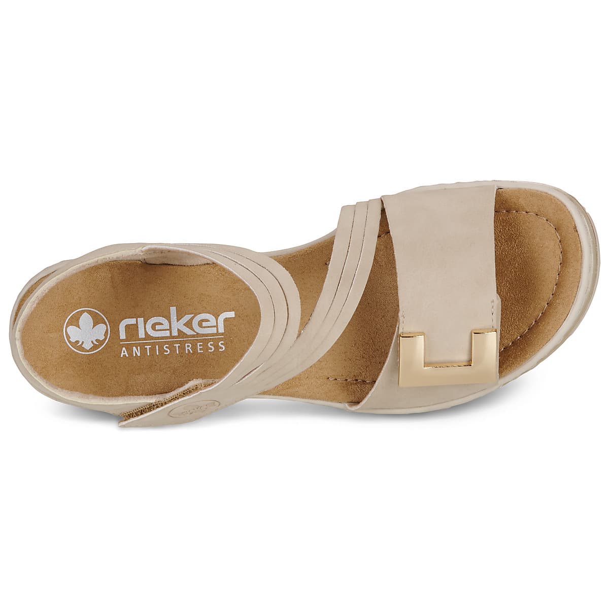 Women's Platforms Rieker Beige