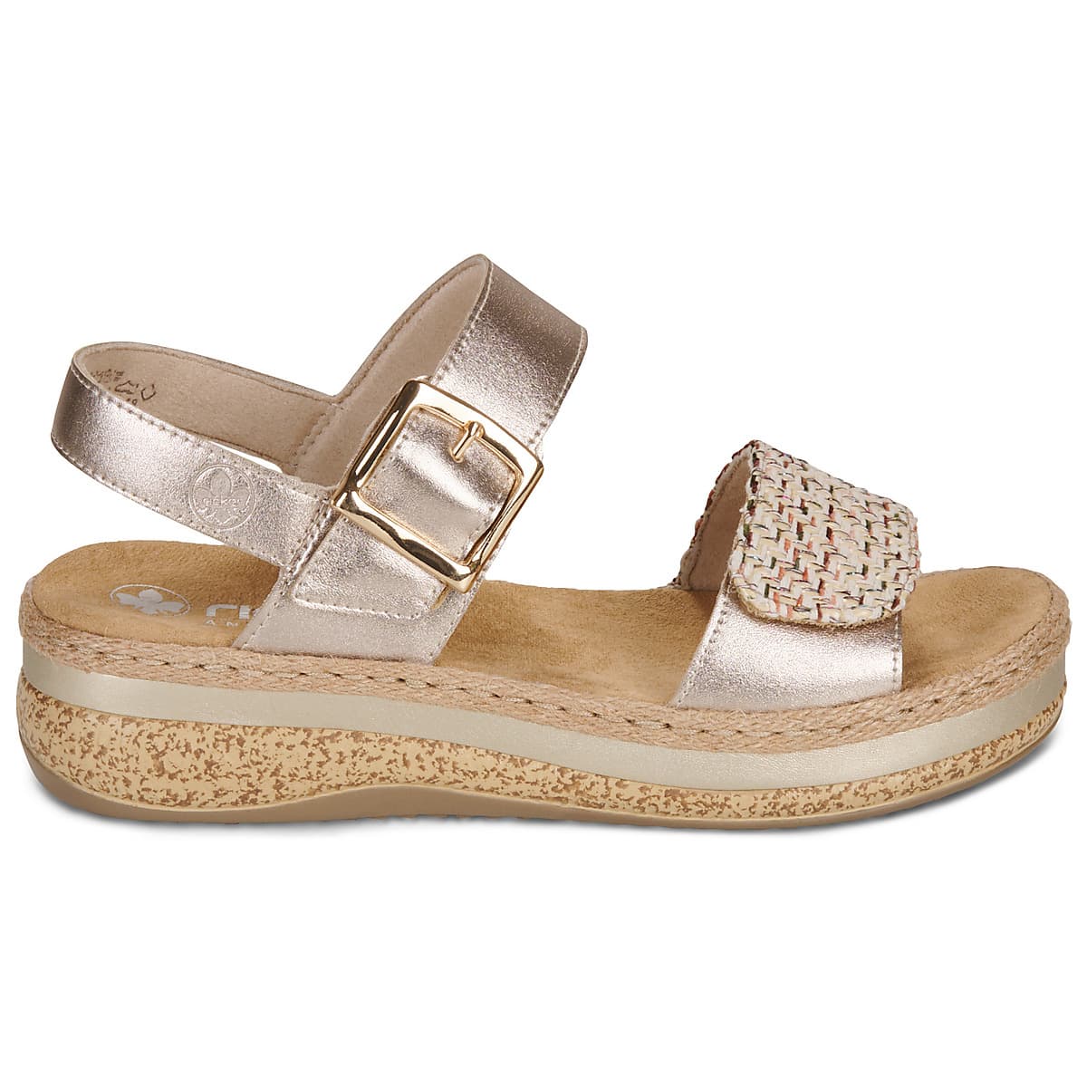 Women's Platforms Rieker Silver