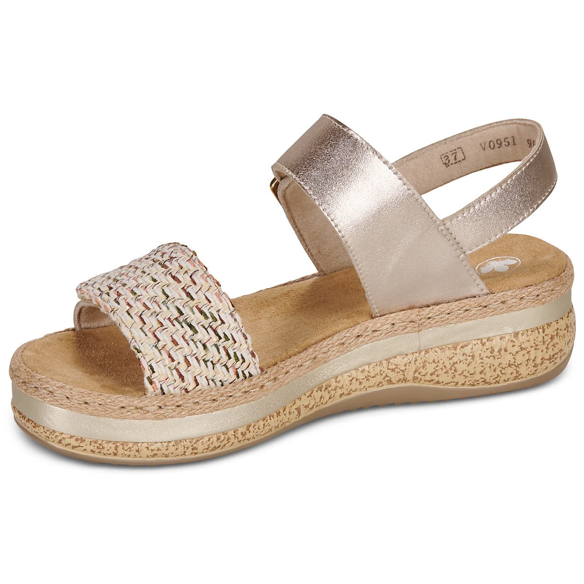 Women's Platforms Rieker Silver