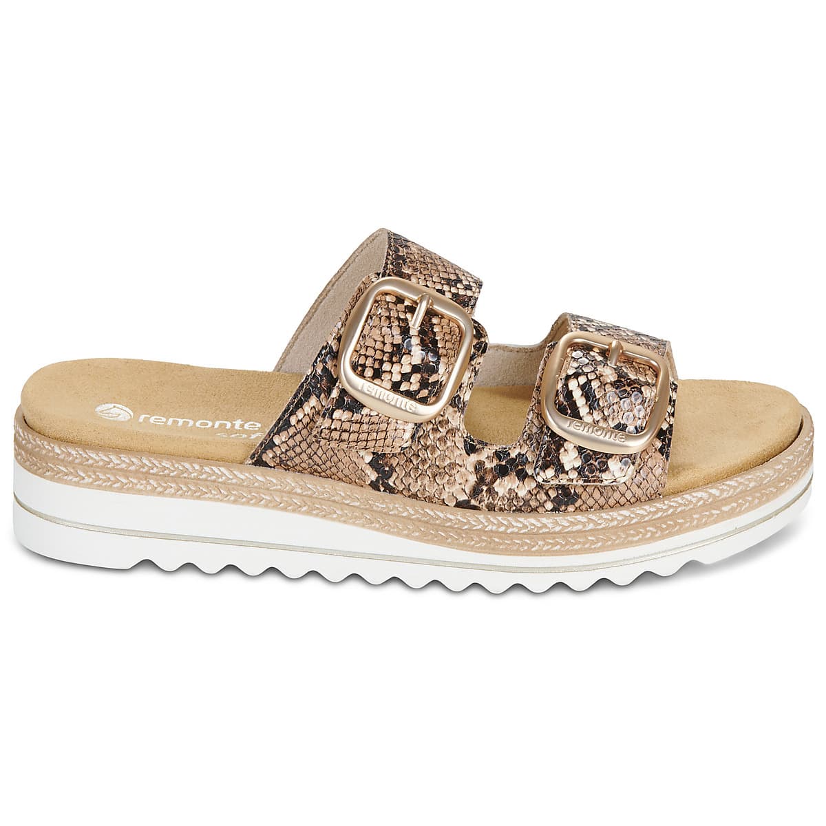 Women's Mules Remonte Brown