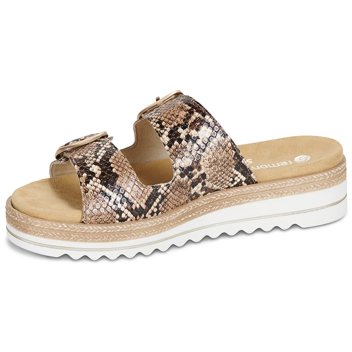 Women's Mules Remonte Brown