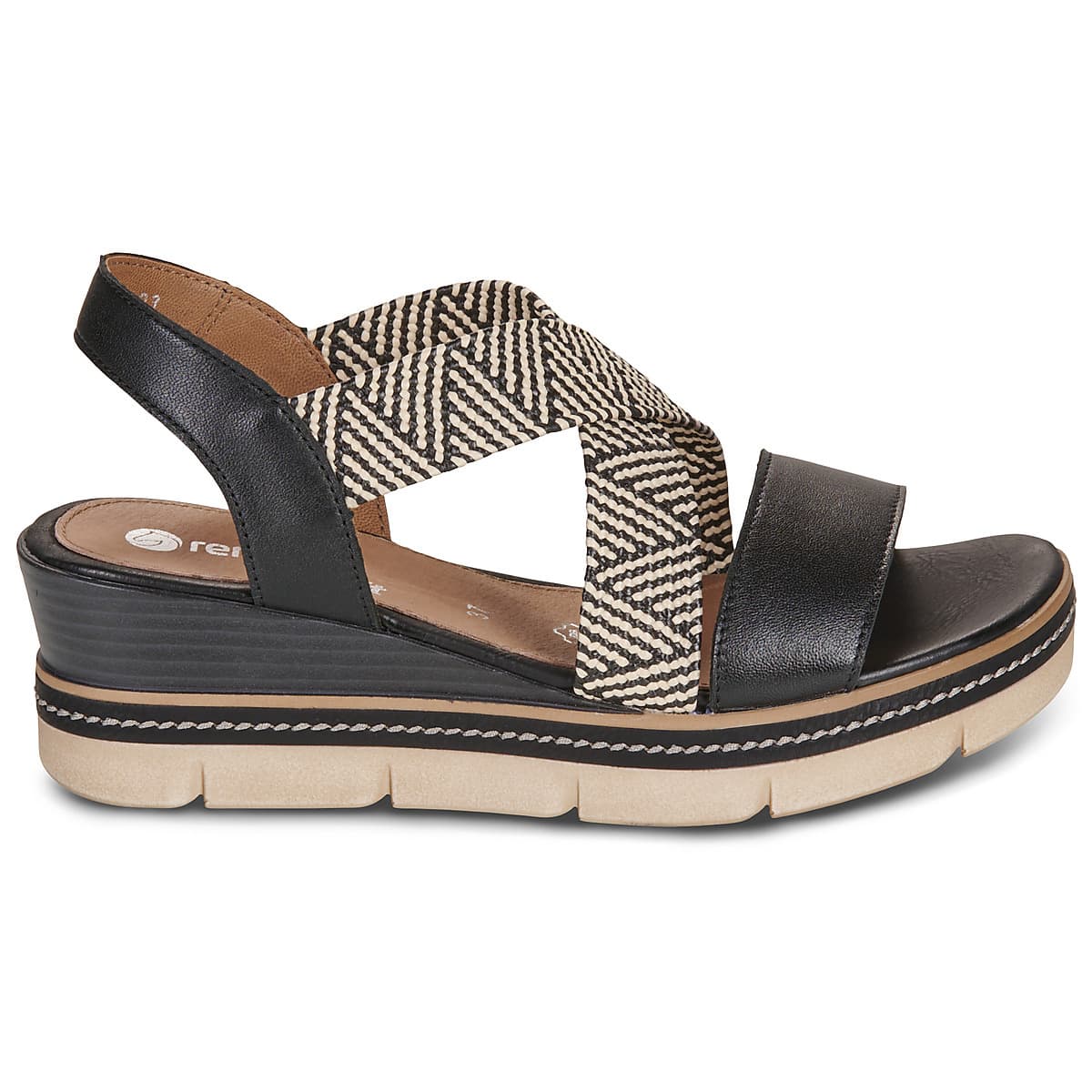 Women's Platforms Remonte Black