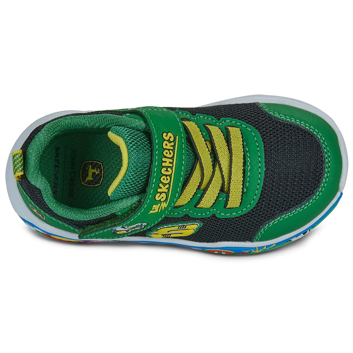 Παιδικό Αθλητικό Παπούτσι για Αγόρι Skechers Barn Squad Buddies Χρώματος Πράσινο 407065N-GNBK