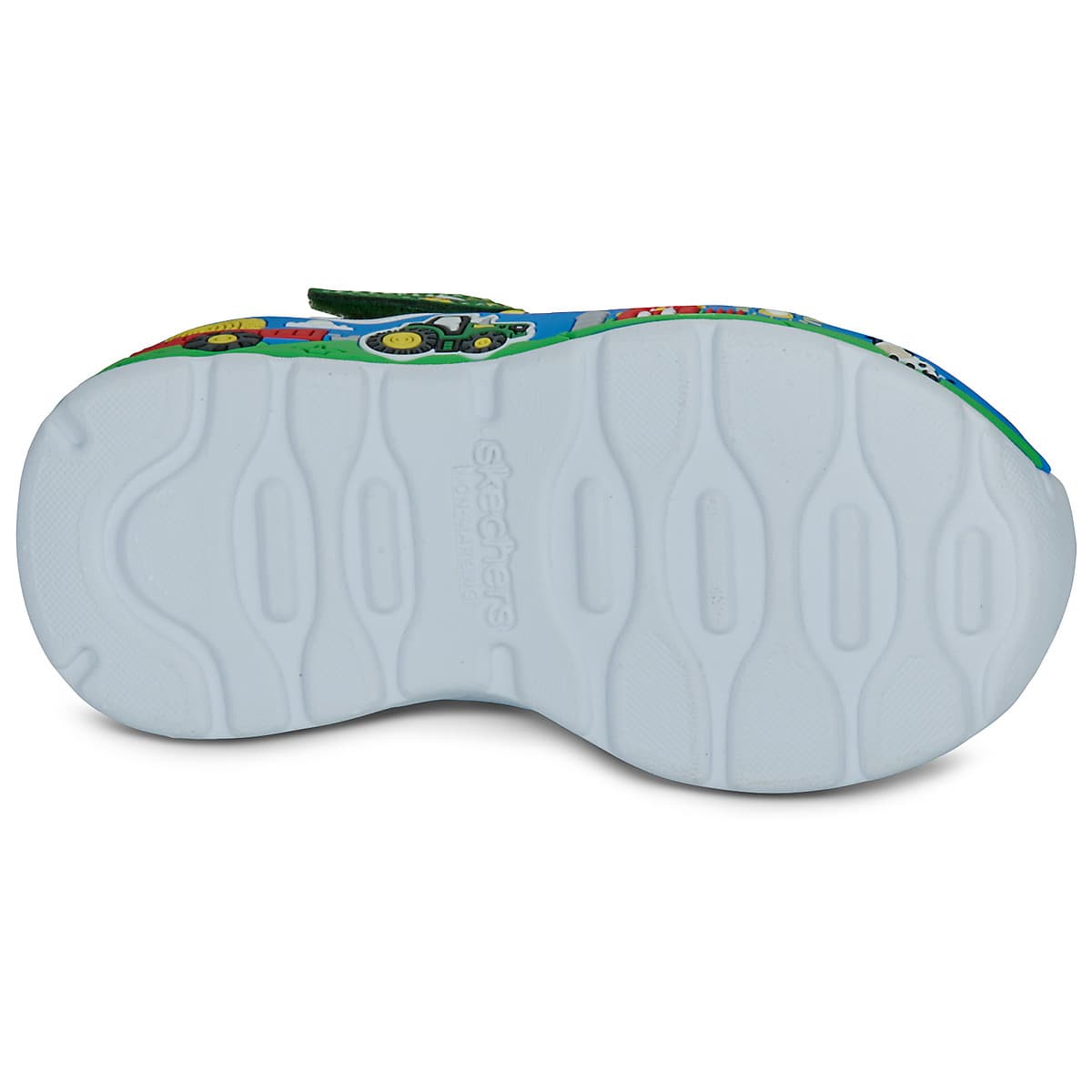Παιδικό Αθλητικό Παπούτσι για Αγόρι Skechers Barn Squad Buddies Χρώματος Πράσινο 407065N-GNBK