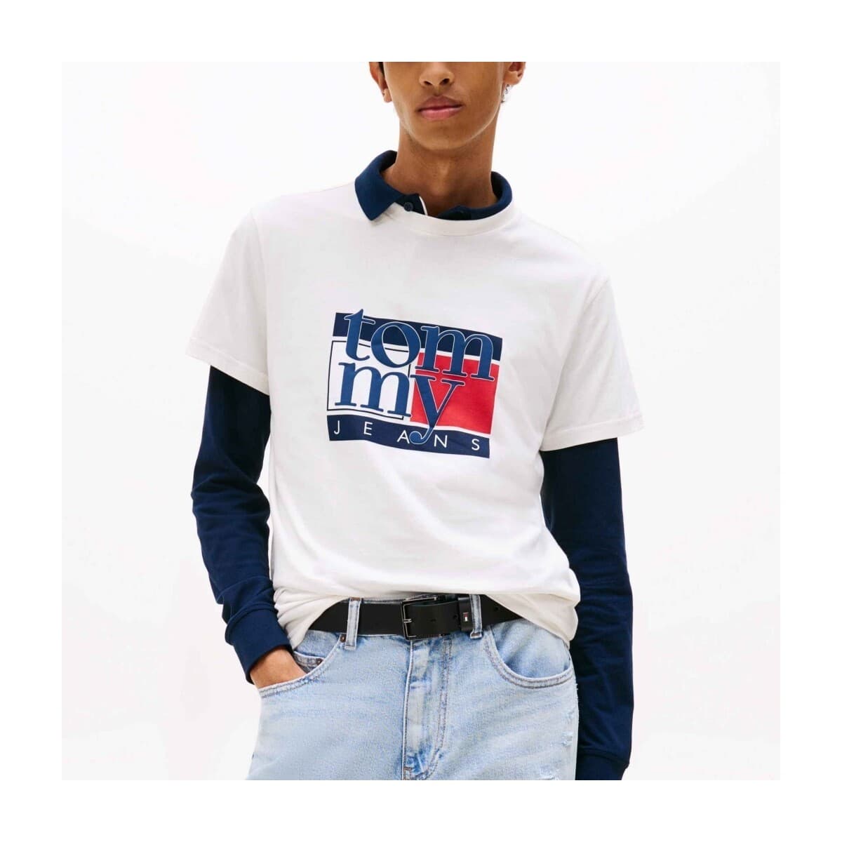Men's T-Shirts Tommy Jeans White