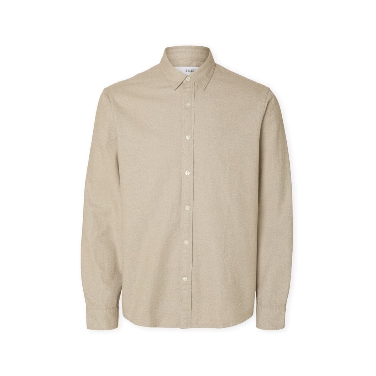 Men's Shirts Selected Beige