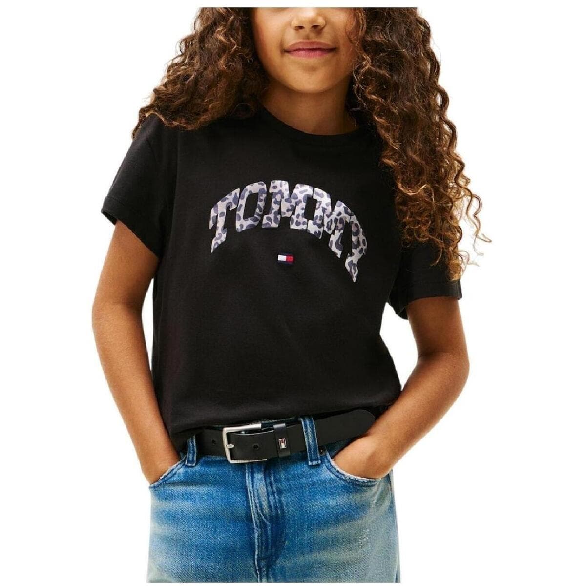 Girls' T-Shirts Tommy Hilfiger Black