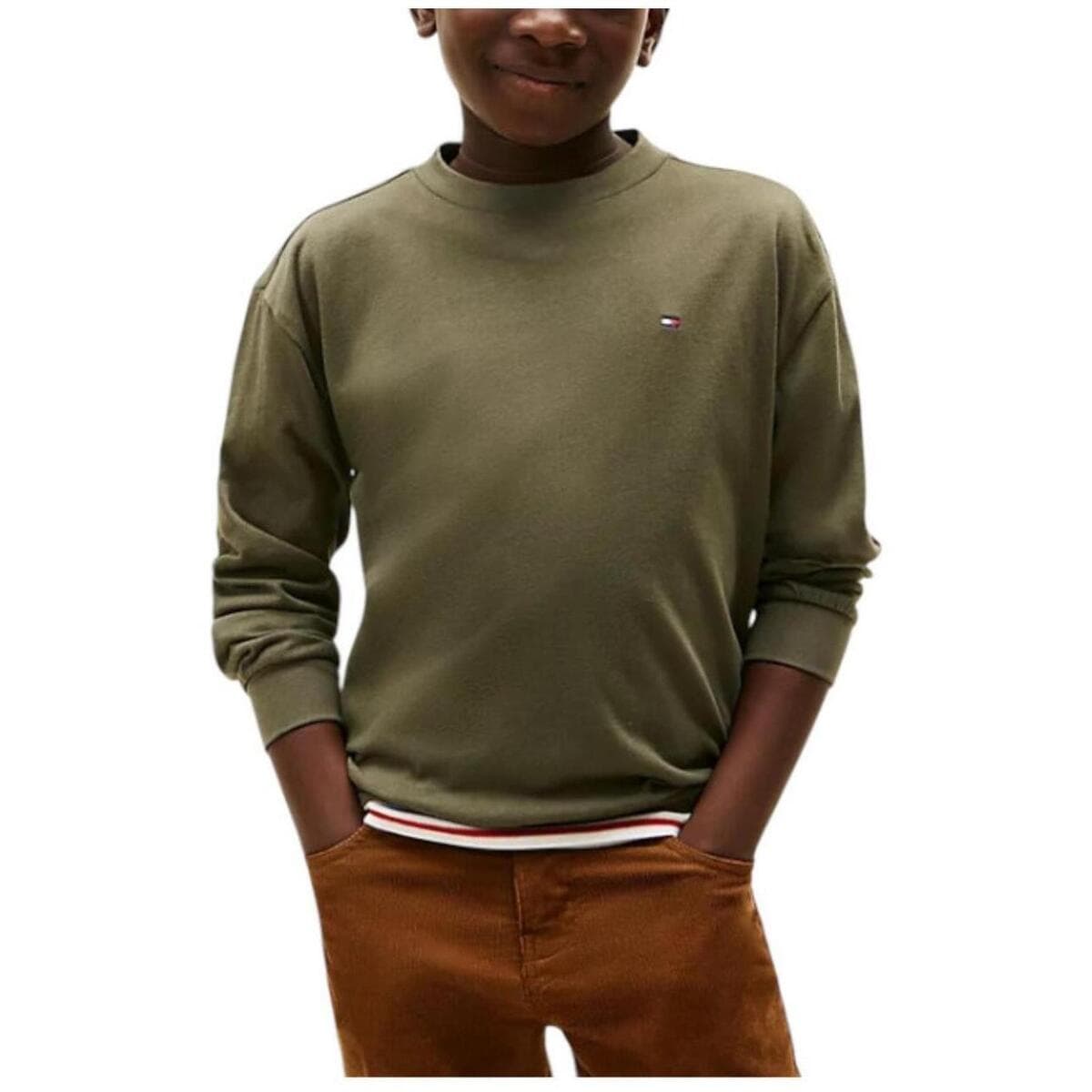 Boys' T-Shirts Tommy Hilfiger Green