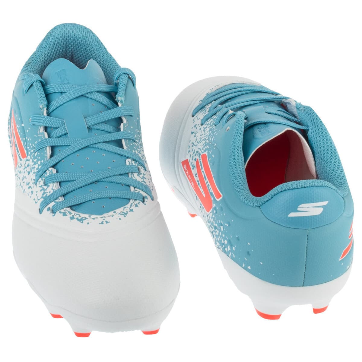 Boys' Football Boots Skechers White