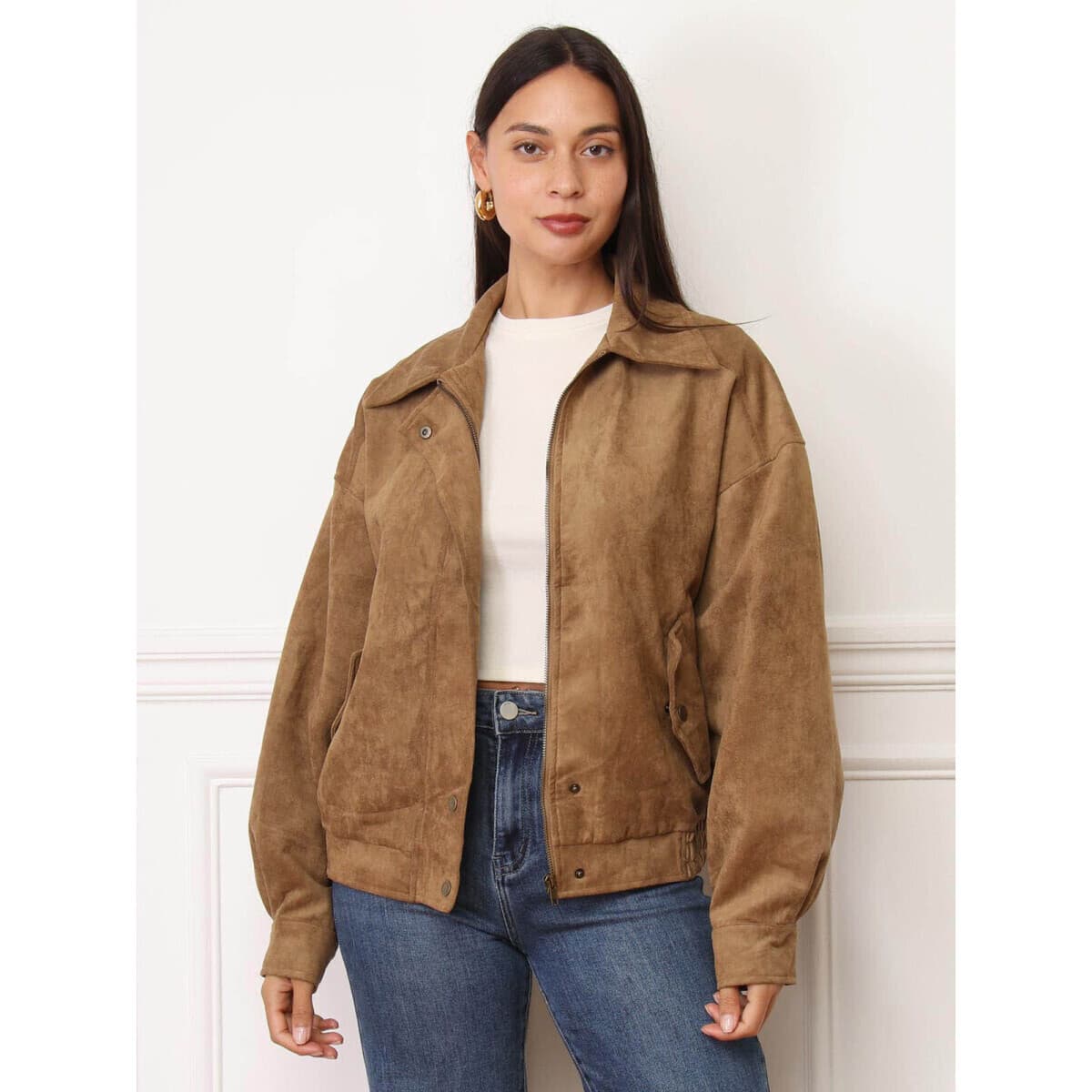 Women's Jackets La Modeuse Brown